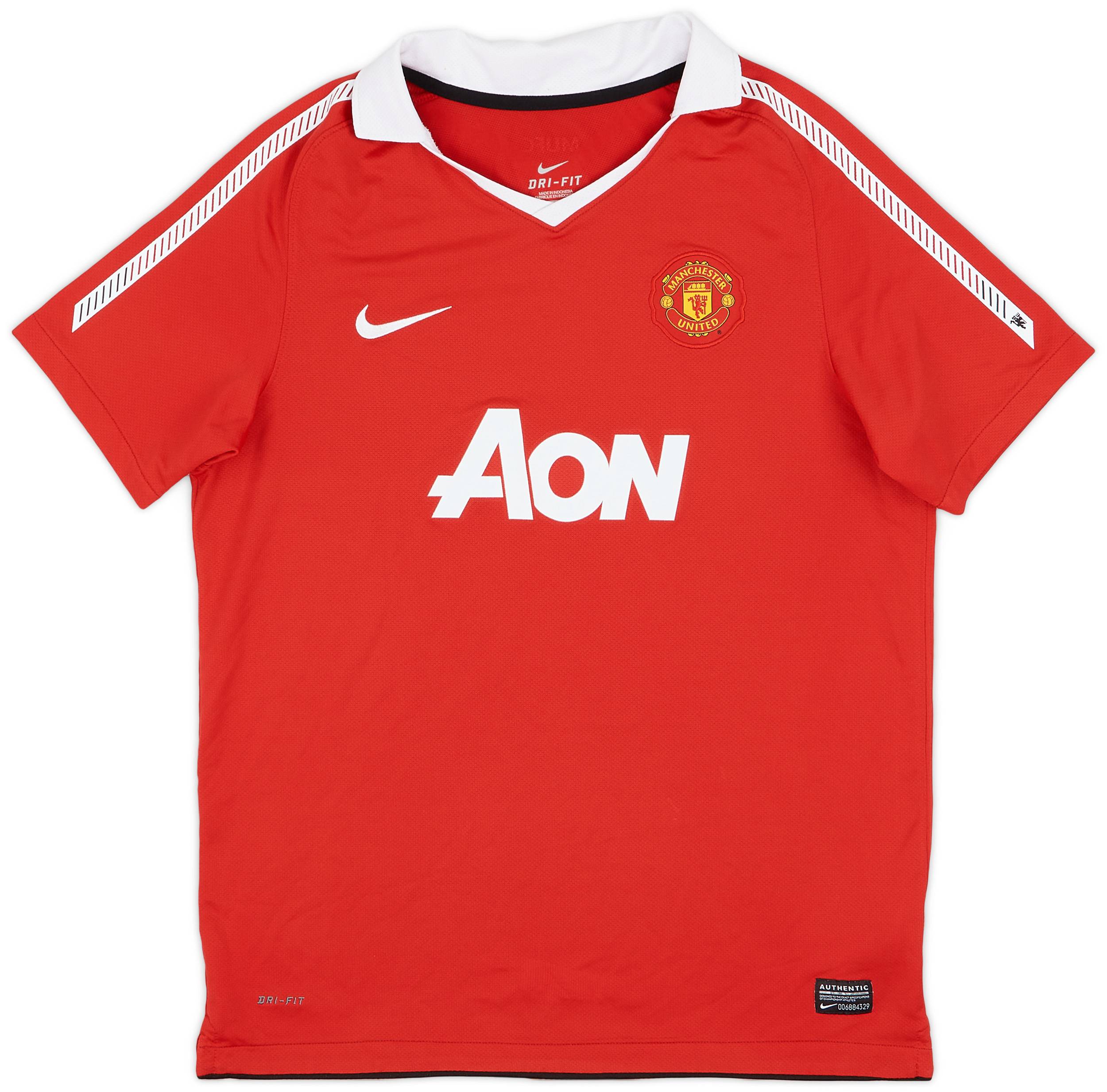 2010-11 Manchester United Home Shirt - 9/10 - (XL.Boys)