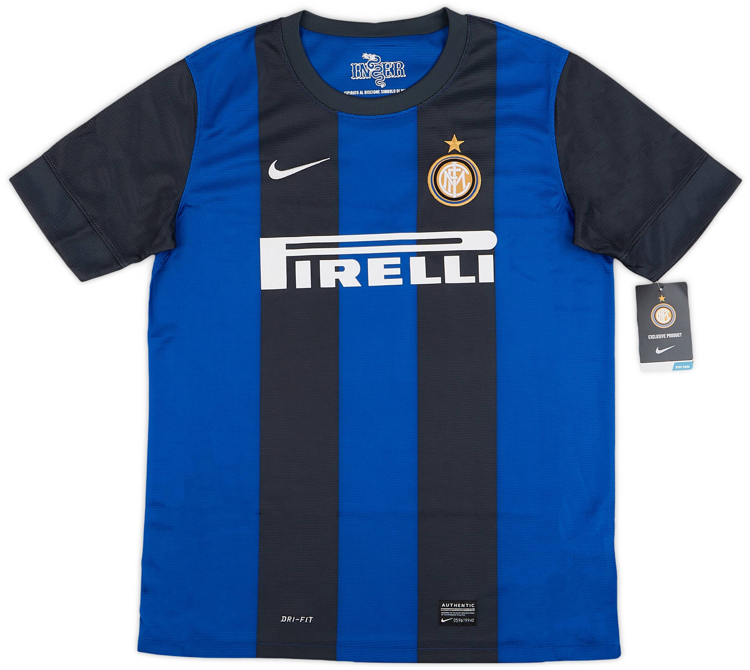 2012-13 Inter Milan Home Shirt (XL.Boys)