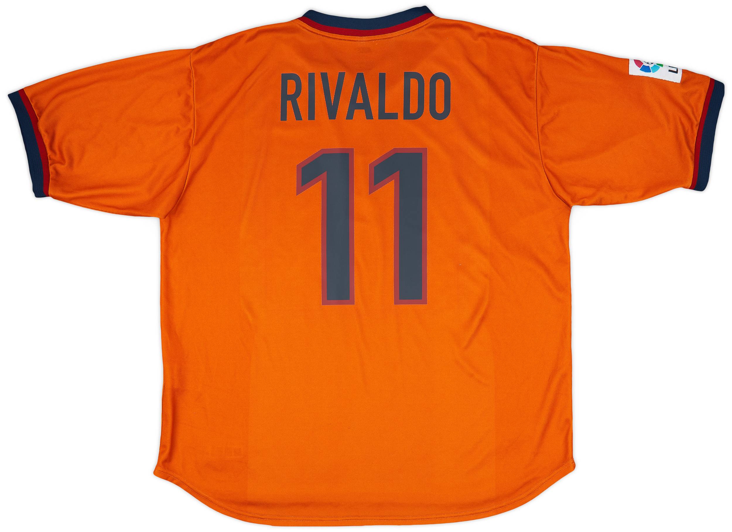 1998-00 Barcelona Third Shirt Rivaldo #11 - 9/10 - (XXL)