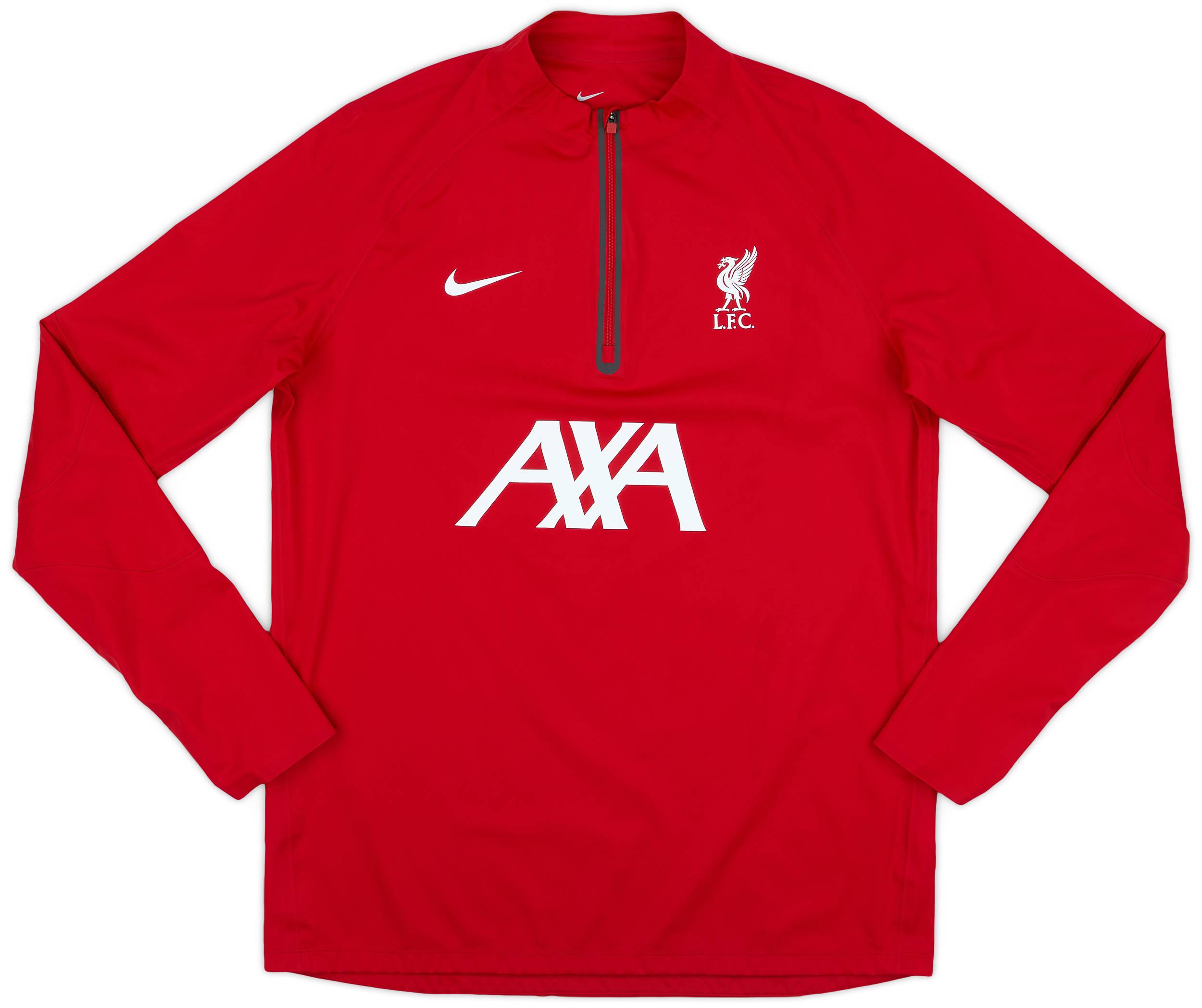 2023-24 Liverpool Player Issue 1/4 Zip Drill Top - 9/10