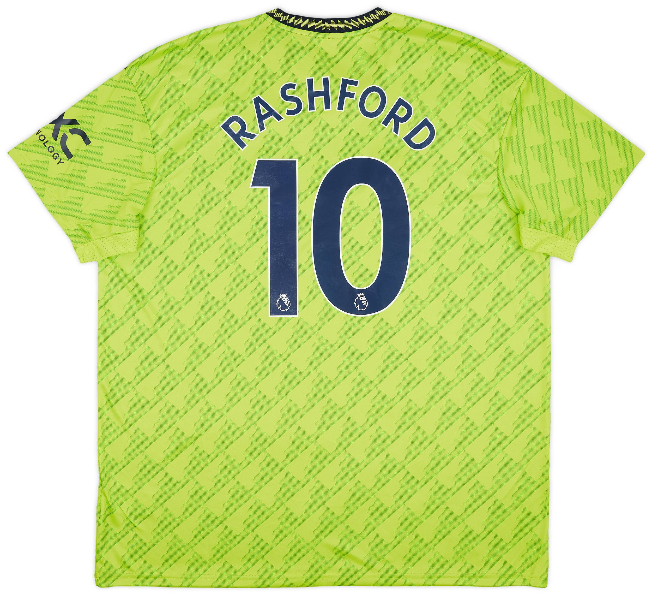 2022-23 Manchester United Third Shirt Rashford #10 (XXL)