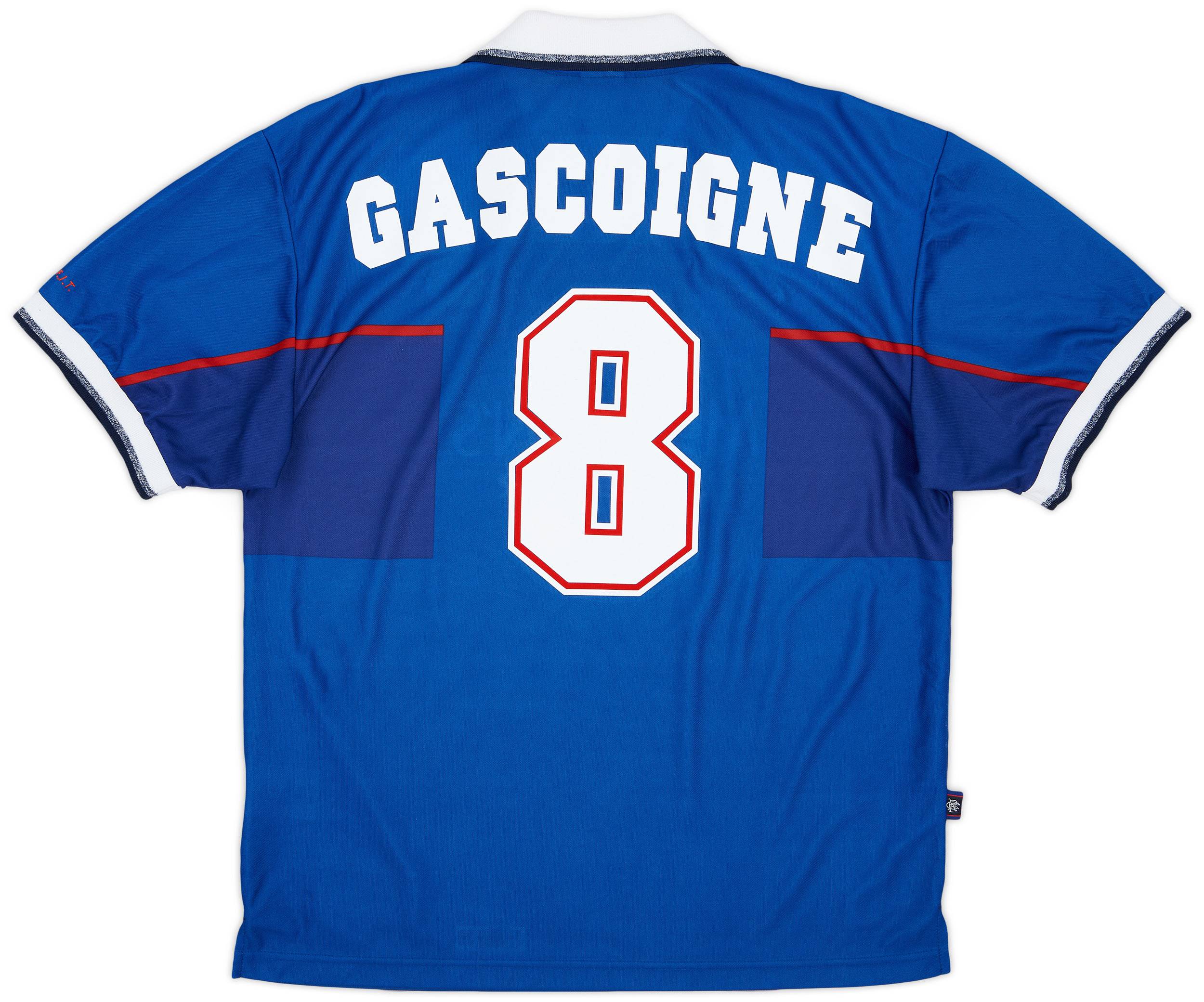 1997-99 Rangers Home Shirt Gascoigne #8 - 9/10 - (L)