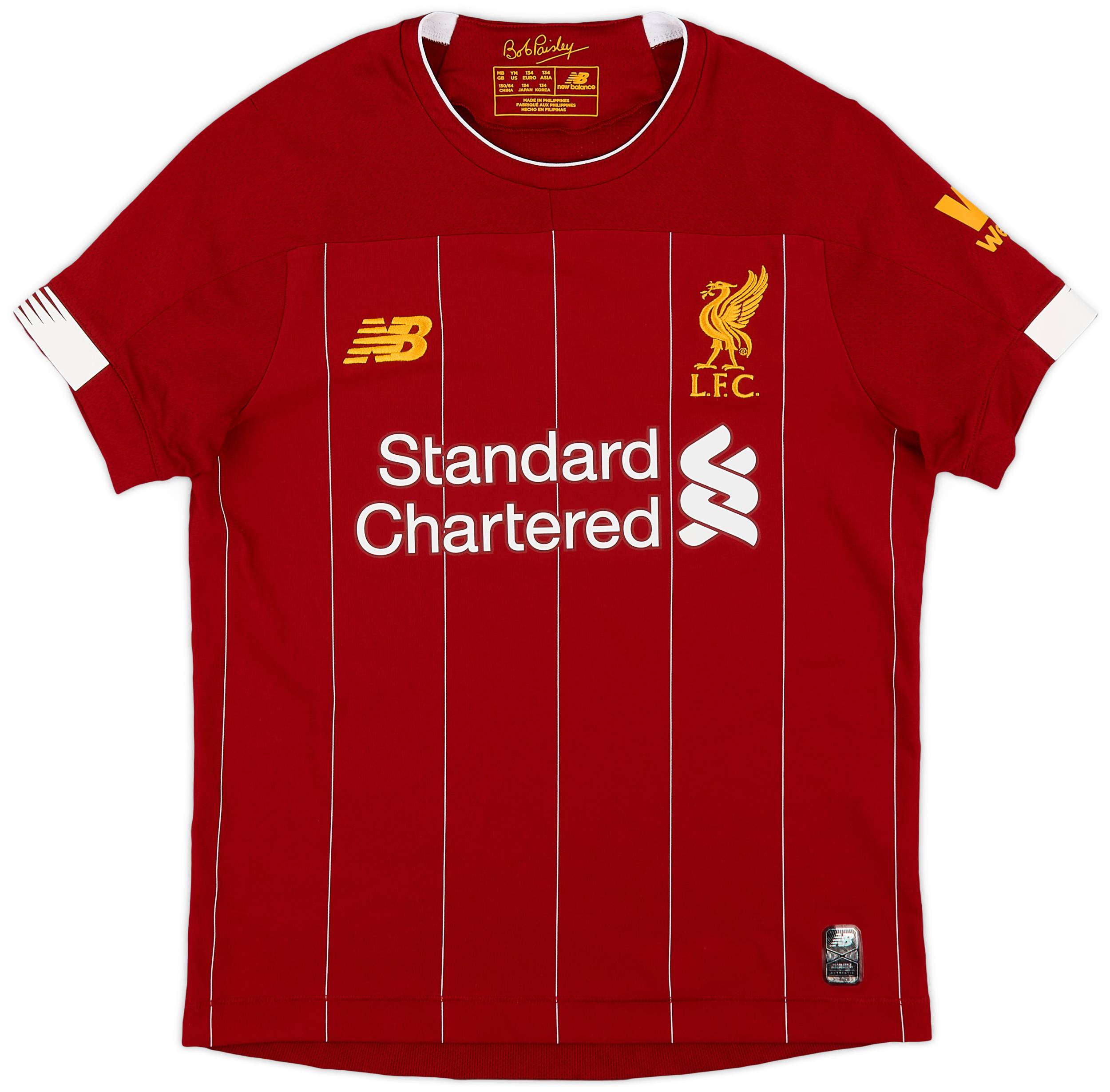 2019-20 Liverpool Home Shirt - 8/10 - (M.Boys)