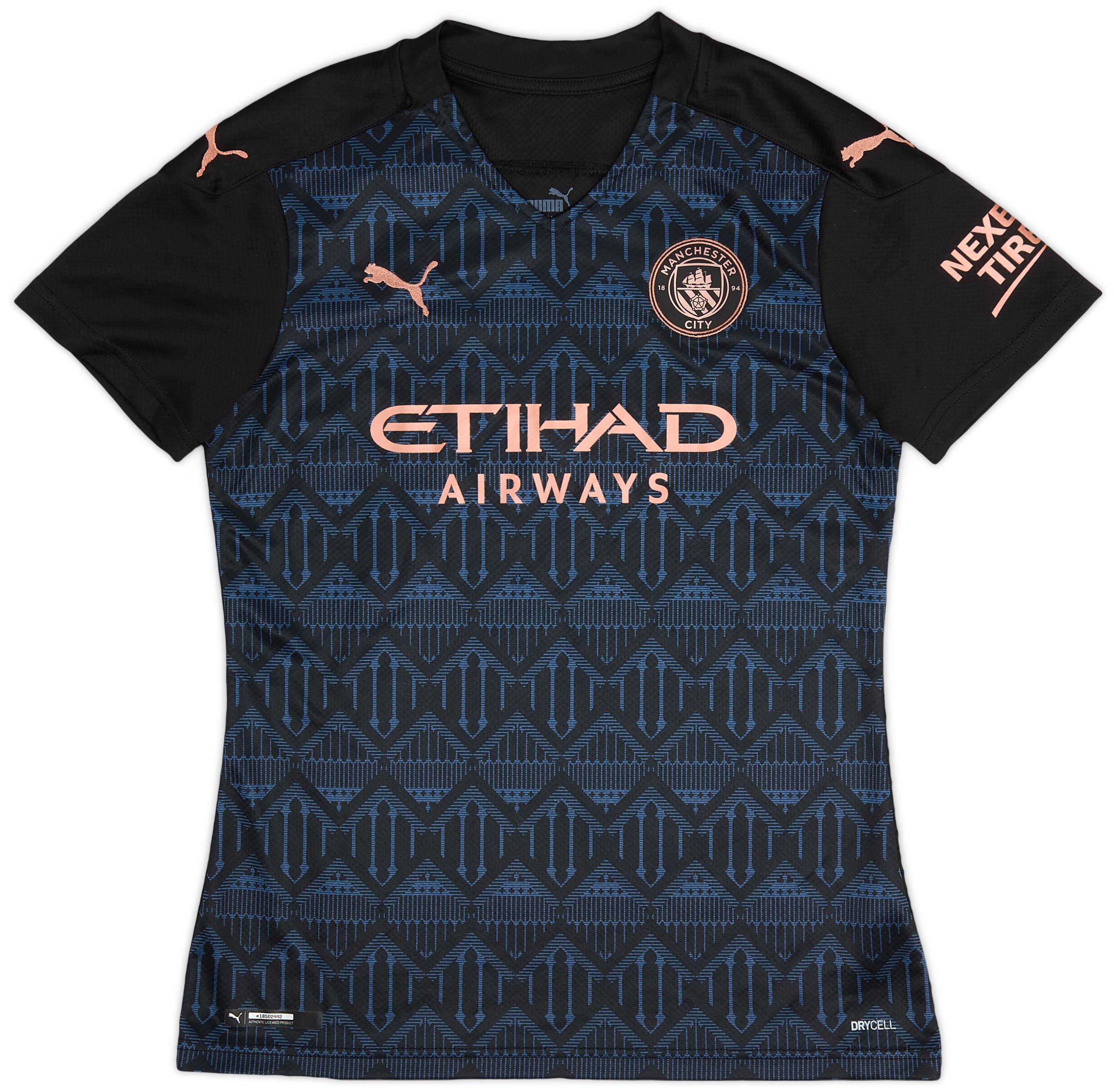2020-21 Manchester City Away Shirt - 9/10 - (Women's XS)