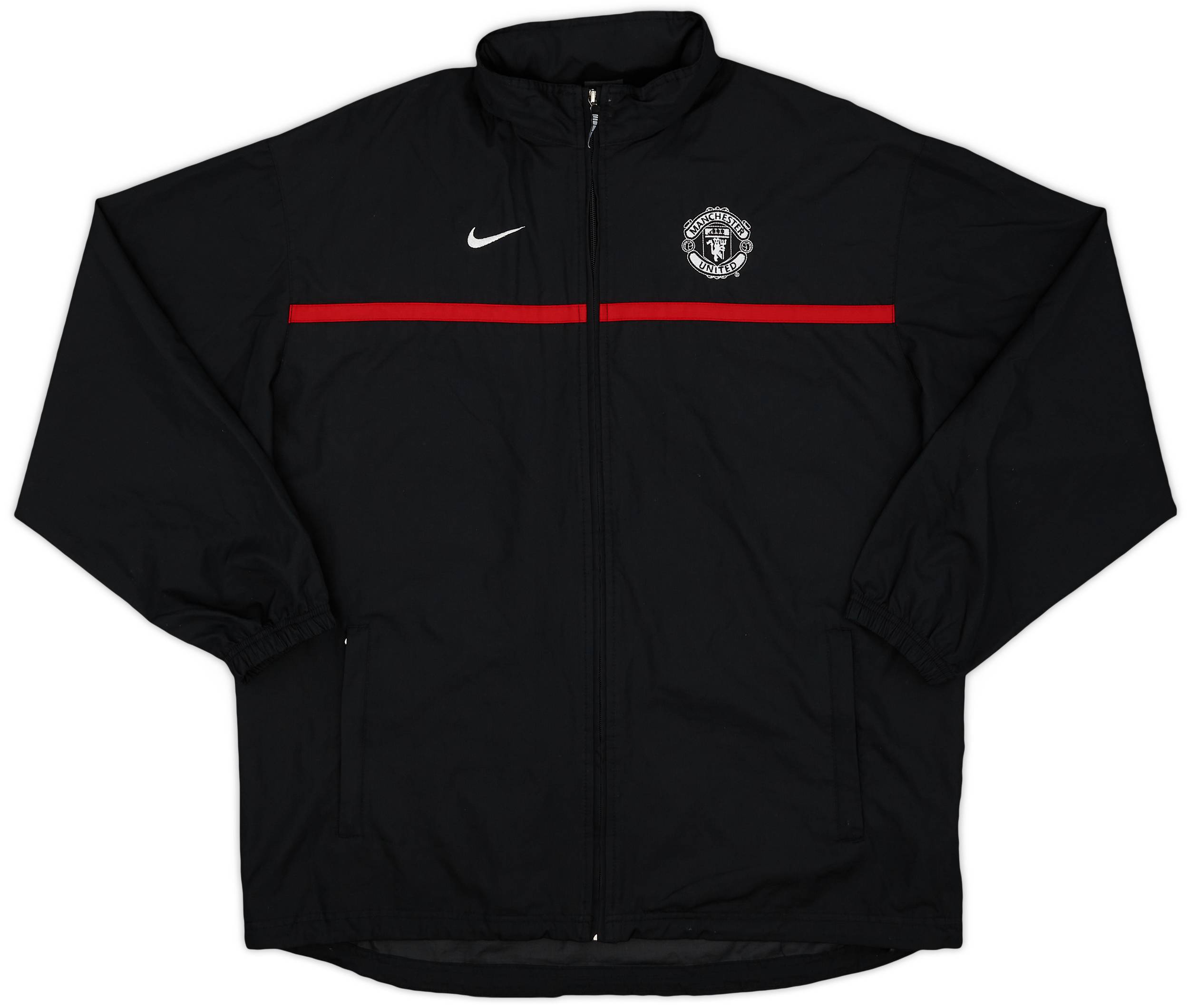 2003-04 Manchester United Hooded Rain Jacket - 8/10 - (L)
