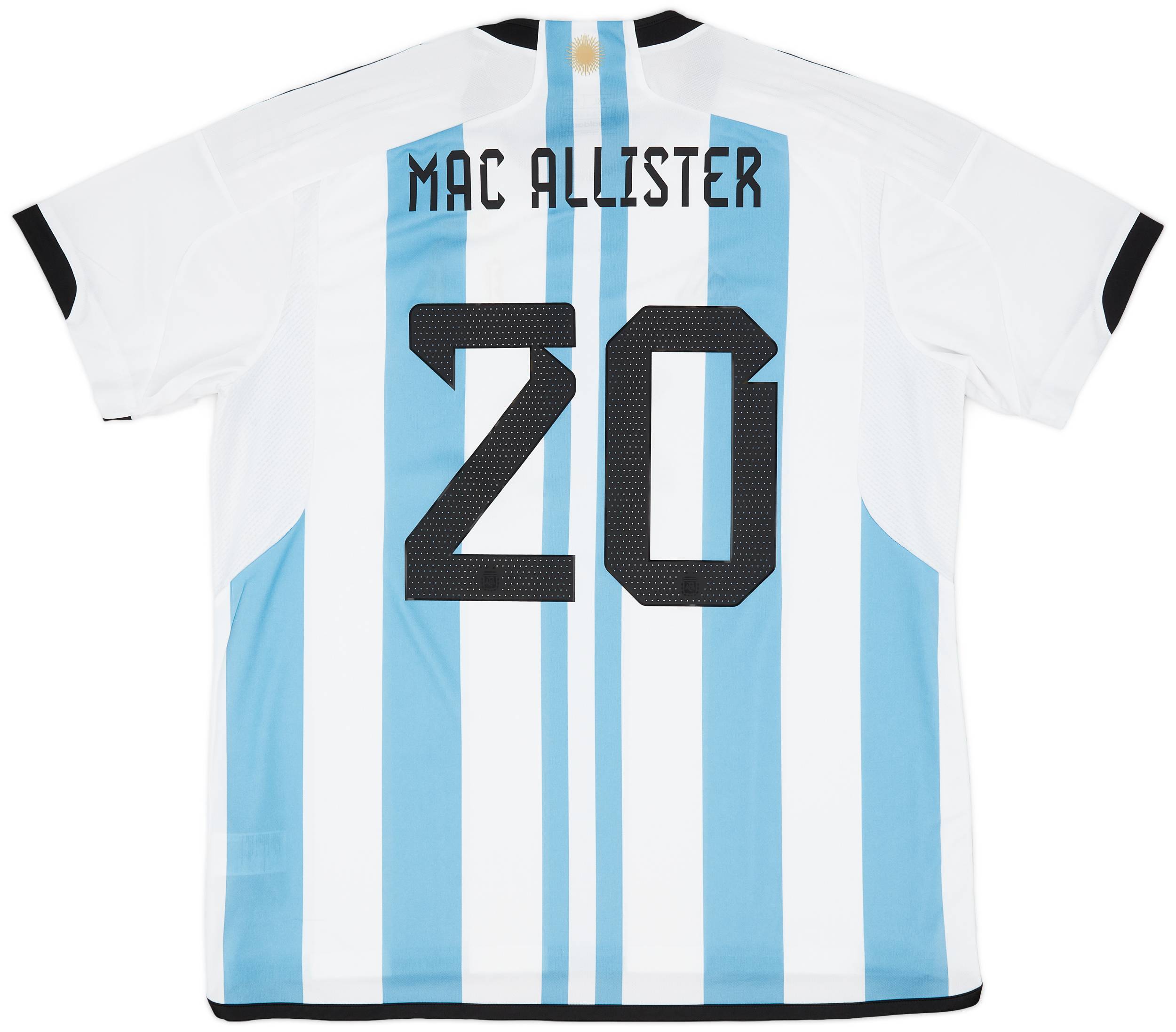 2022-23 Argentina Home Shirt Mac Allister #20 (XXL)