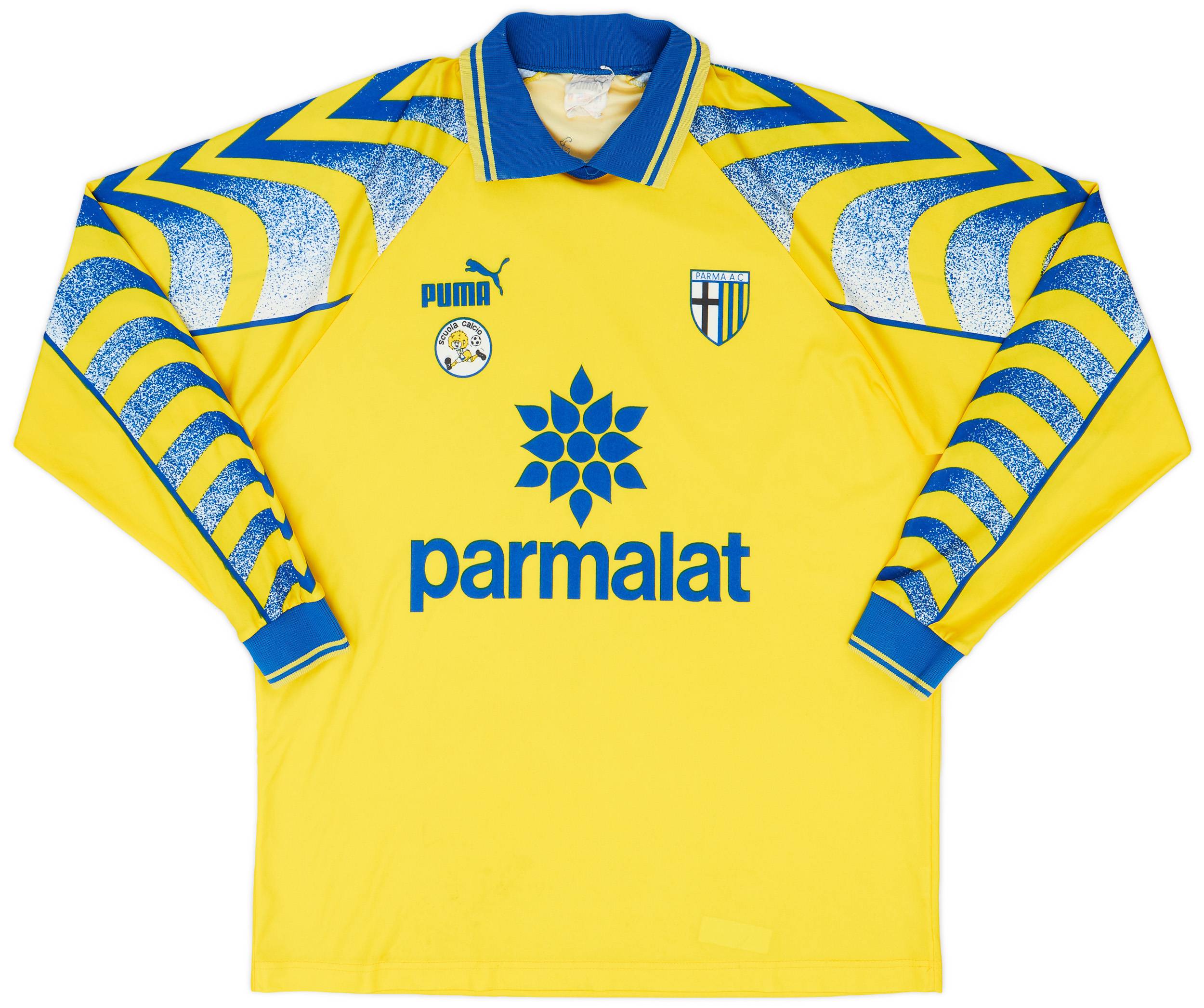 1995-97 Parma 'Scuola Calcio' Basic Third L/S Shirt - 8/10 - (M)