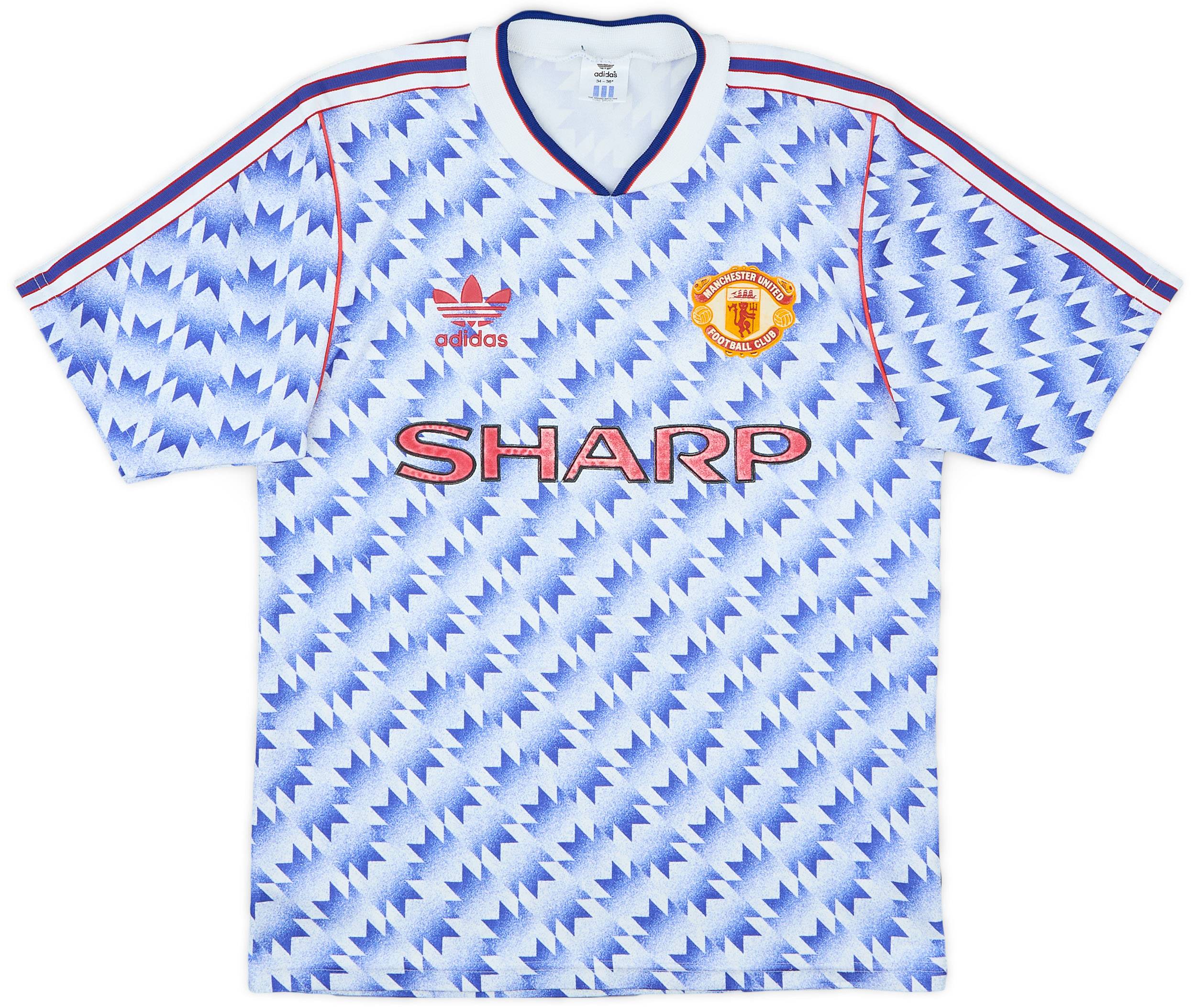 1990-92 Manchester United Away Shirt - 7/10 - (S)