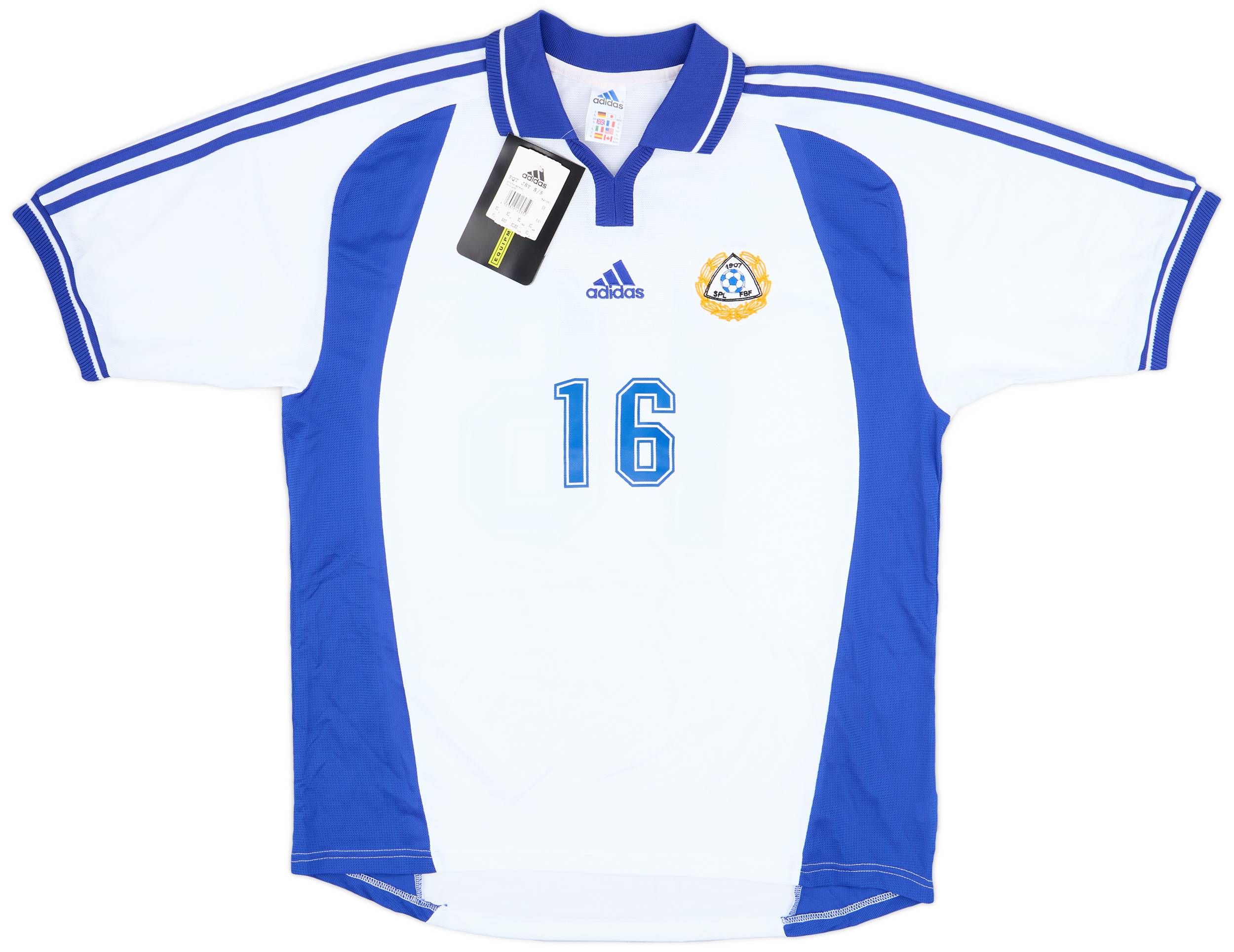 2000-02 Finland Player Issue Home Shirt #16 (XL)