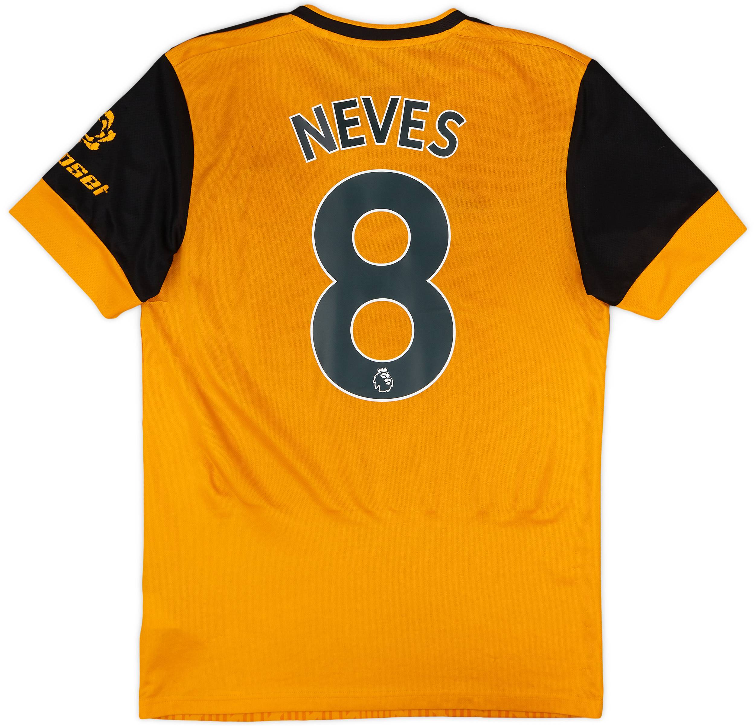 2020-21 Wolves Home Shirt Neves #8 - 6/10 - (S)