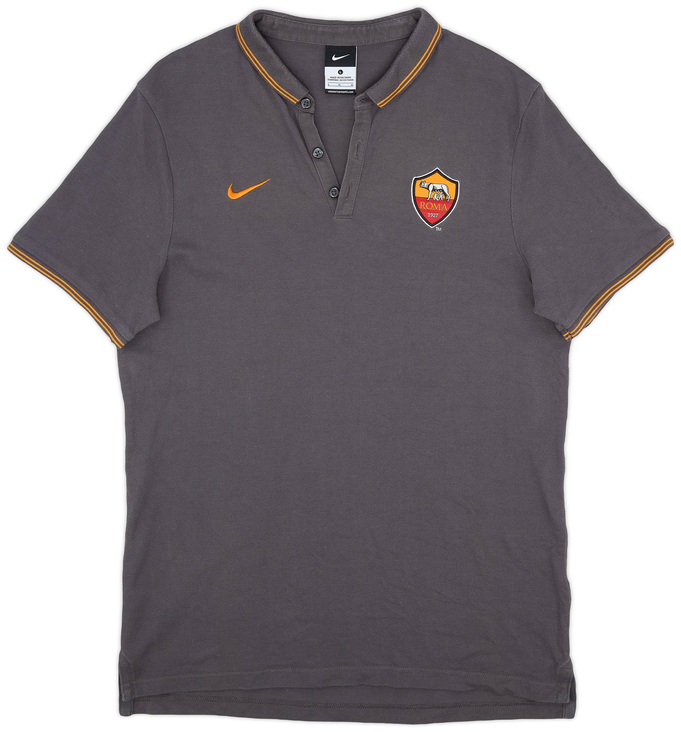 2015-16 Roma Nike Polo Shirt - 7/10 - (L)