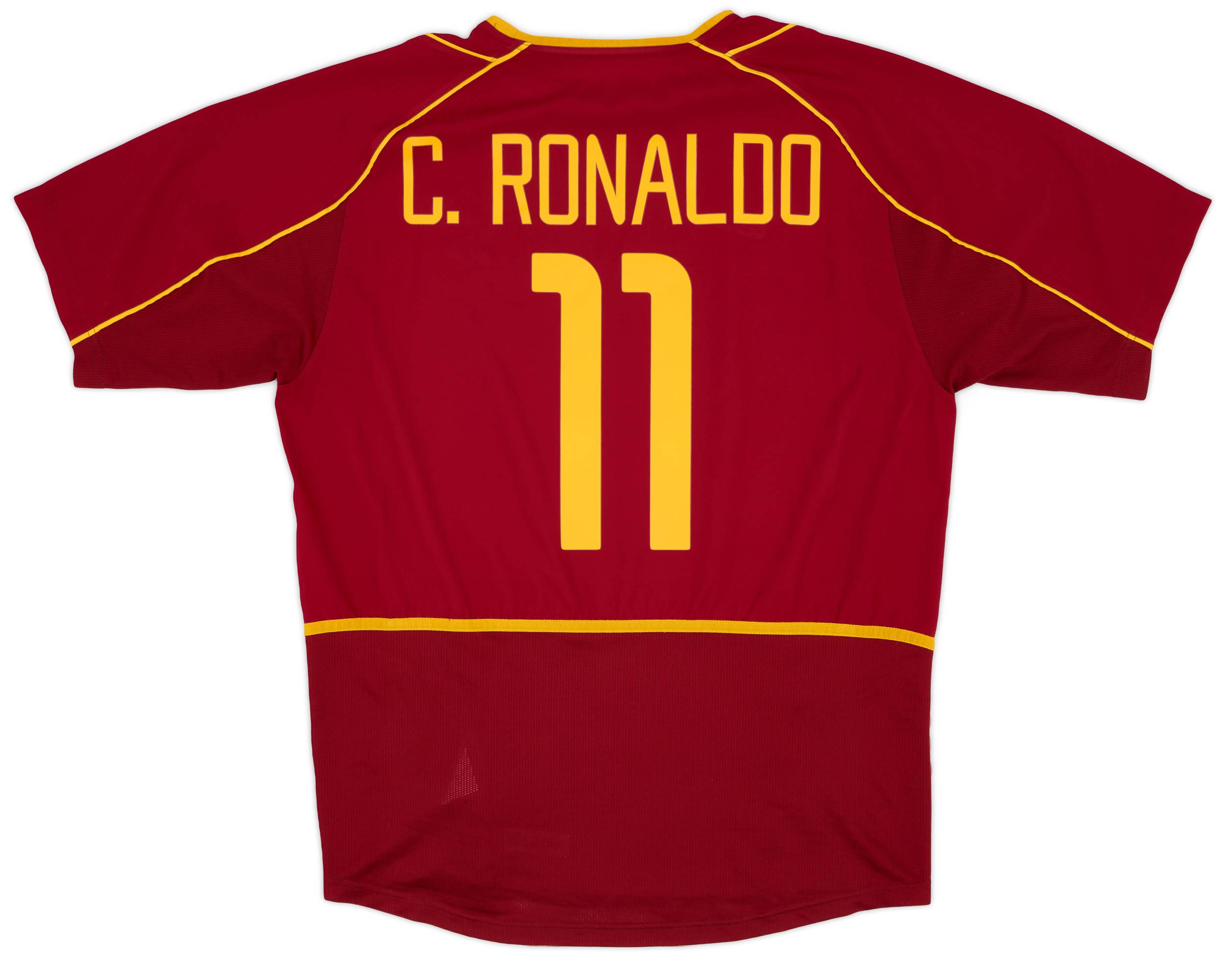 2002-04 Portugal Home Shirt C.Ronaldo #11 - 8/10 - (L)