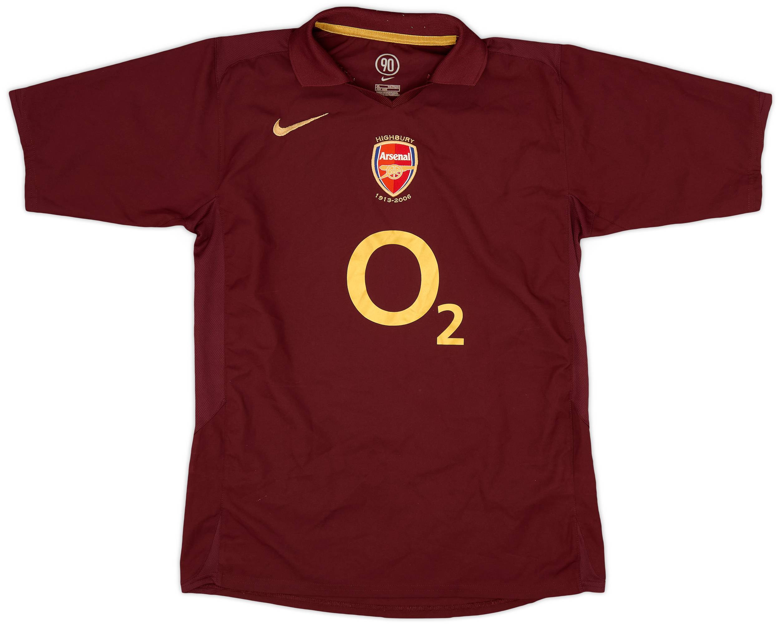 2005-06 Arsenal Home Shirt - 8/10 - (XL.Boys)