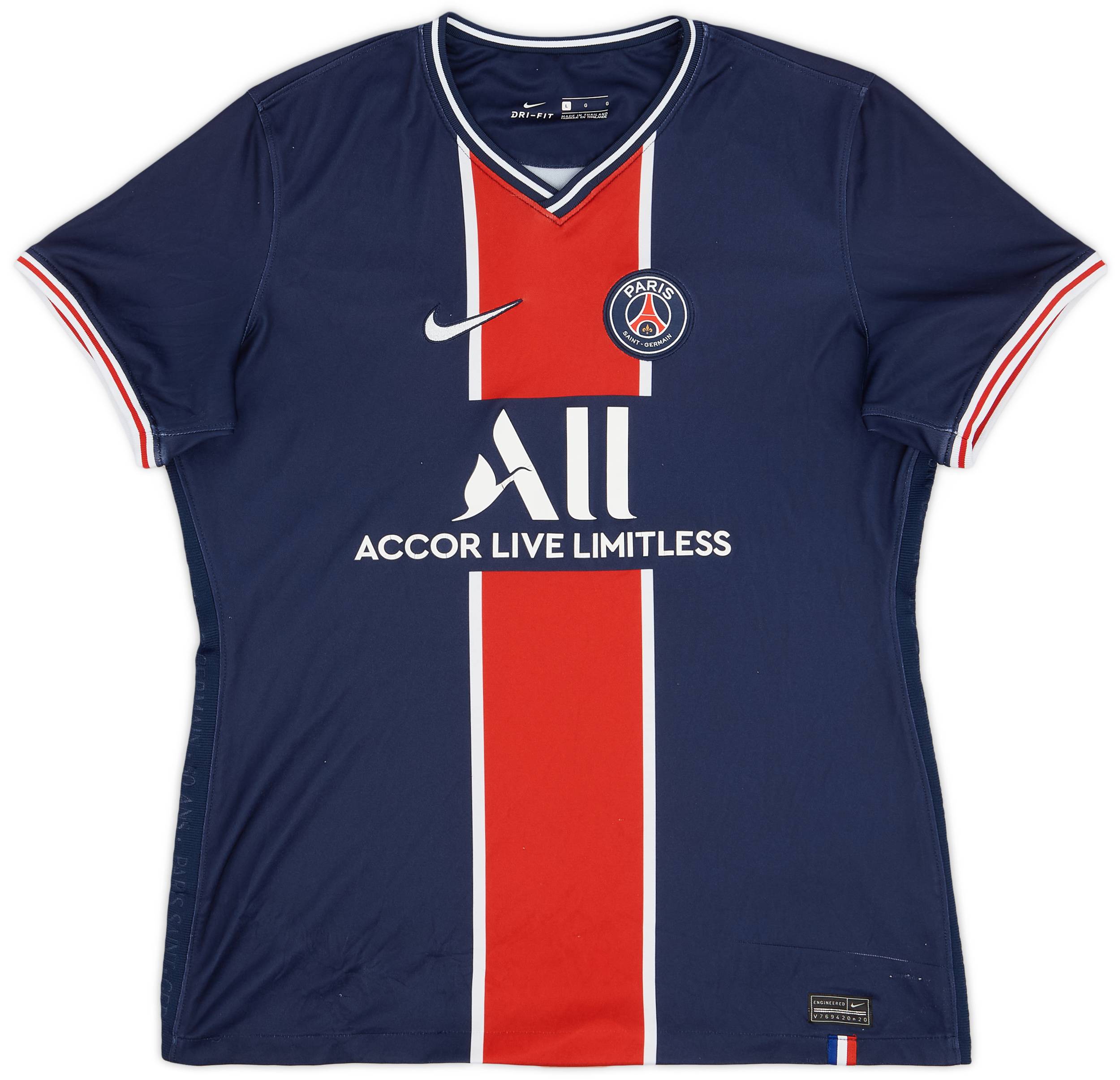 2020-21 Paris Saint-Germain Home Shirt - 7/10 - (Women's L)
