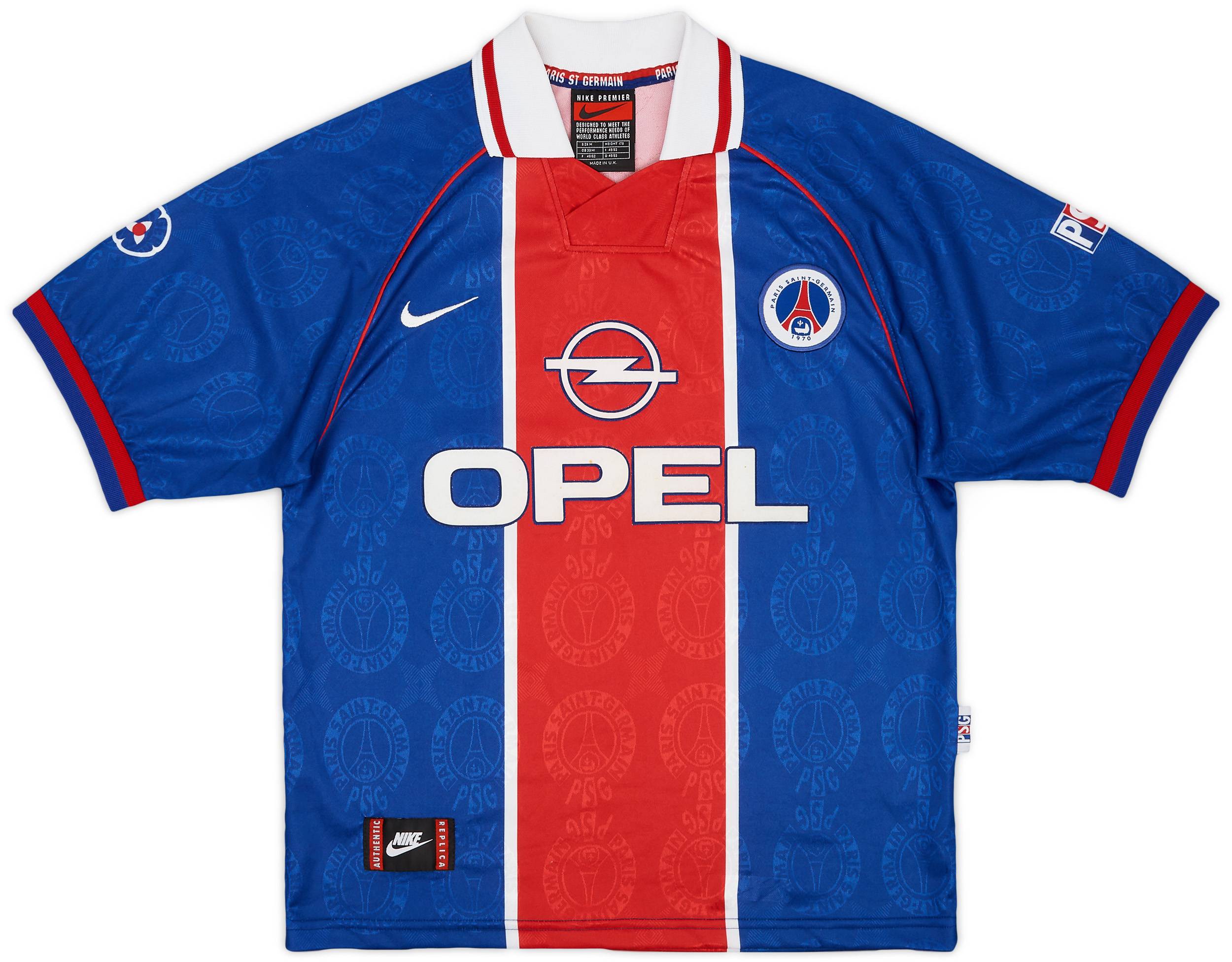 1996-97 Paris Saint-Germain Home Shirt - 8/10 - (M)