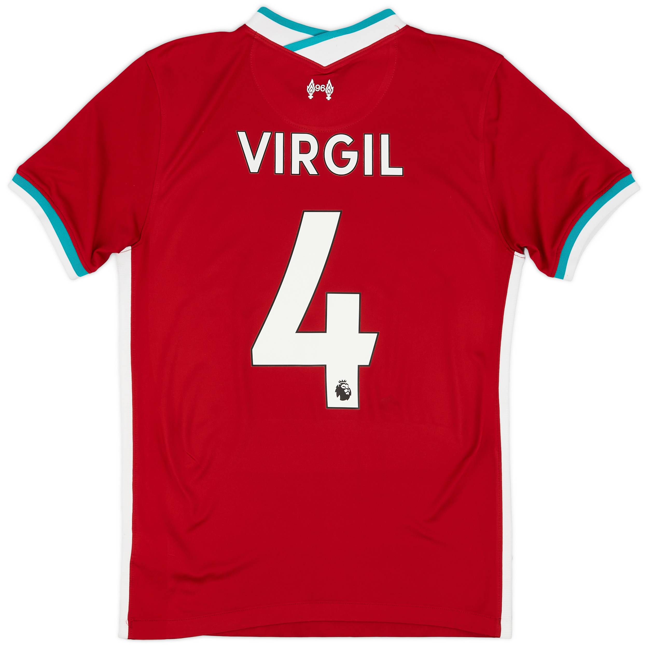 2020-21 Liverpool Home Shirt Virgil #4 - 6/10 - (S)