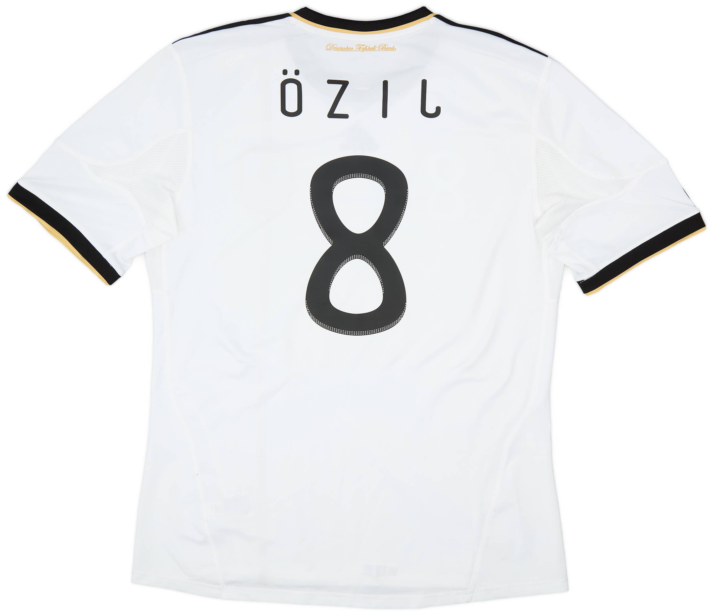 2010-11 Germany Home Shirt Ozil #8 - 9/10 - (XL)