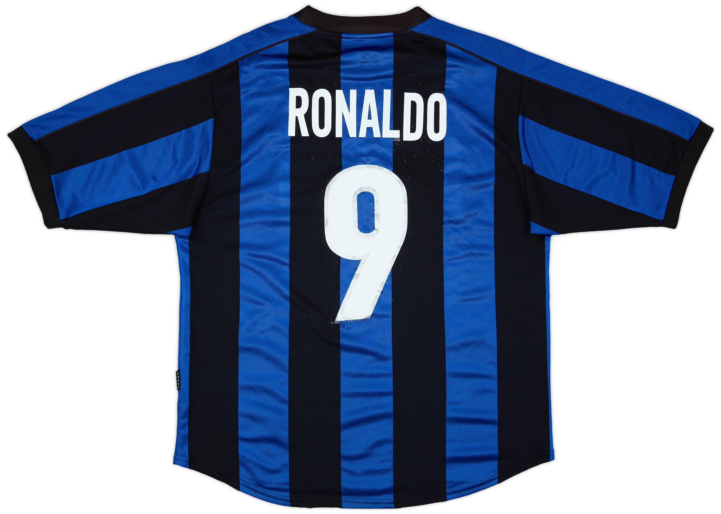 1999-00 Inter Milan Home Shirt Ronaldo #9 - 6/10 - (L)