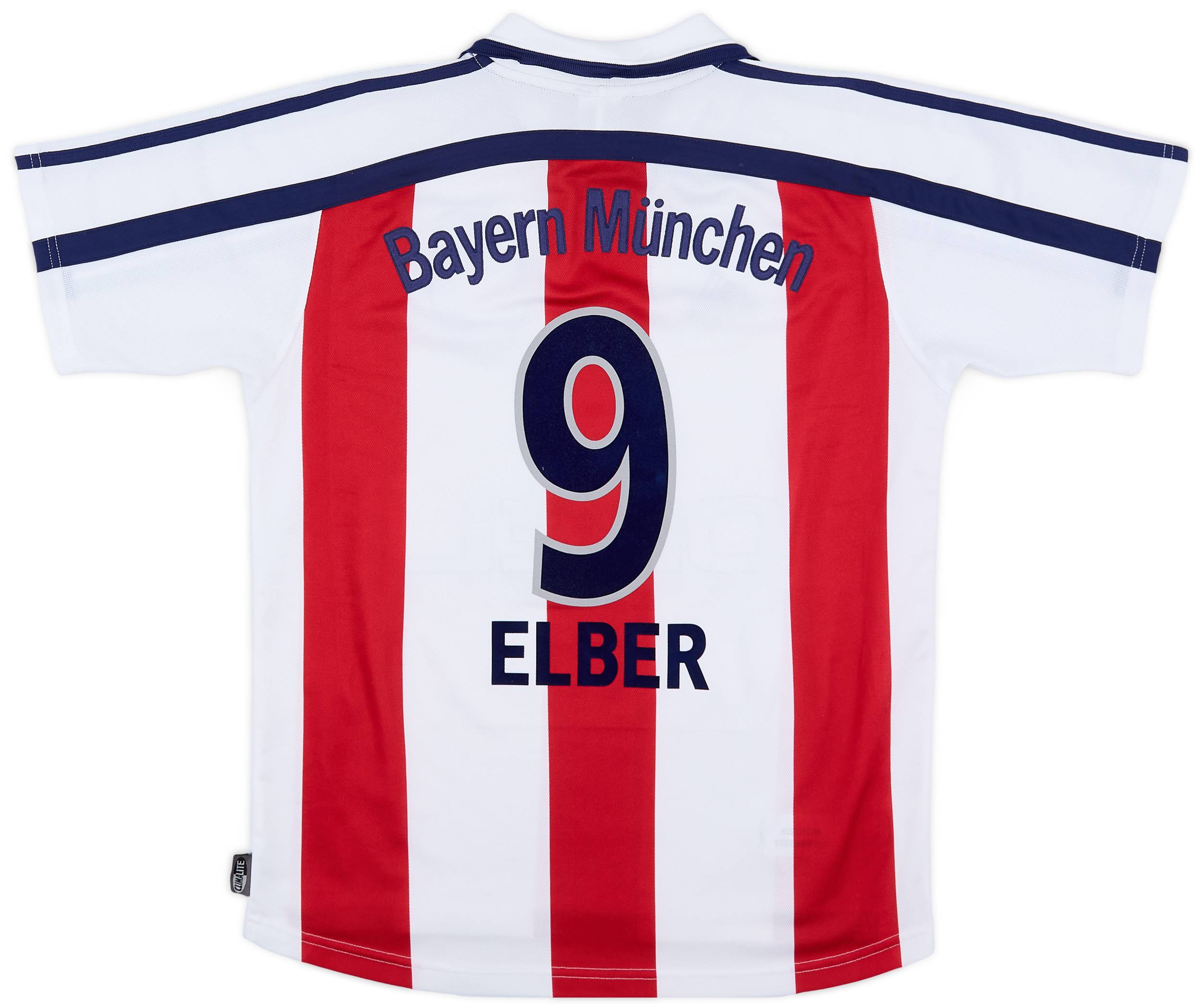 2000-01 Bayern Munich Away Shirt Elber #9 - 5/10 - (XL.Boys)
