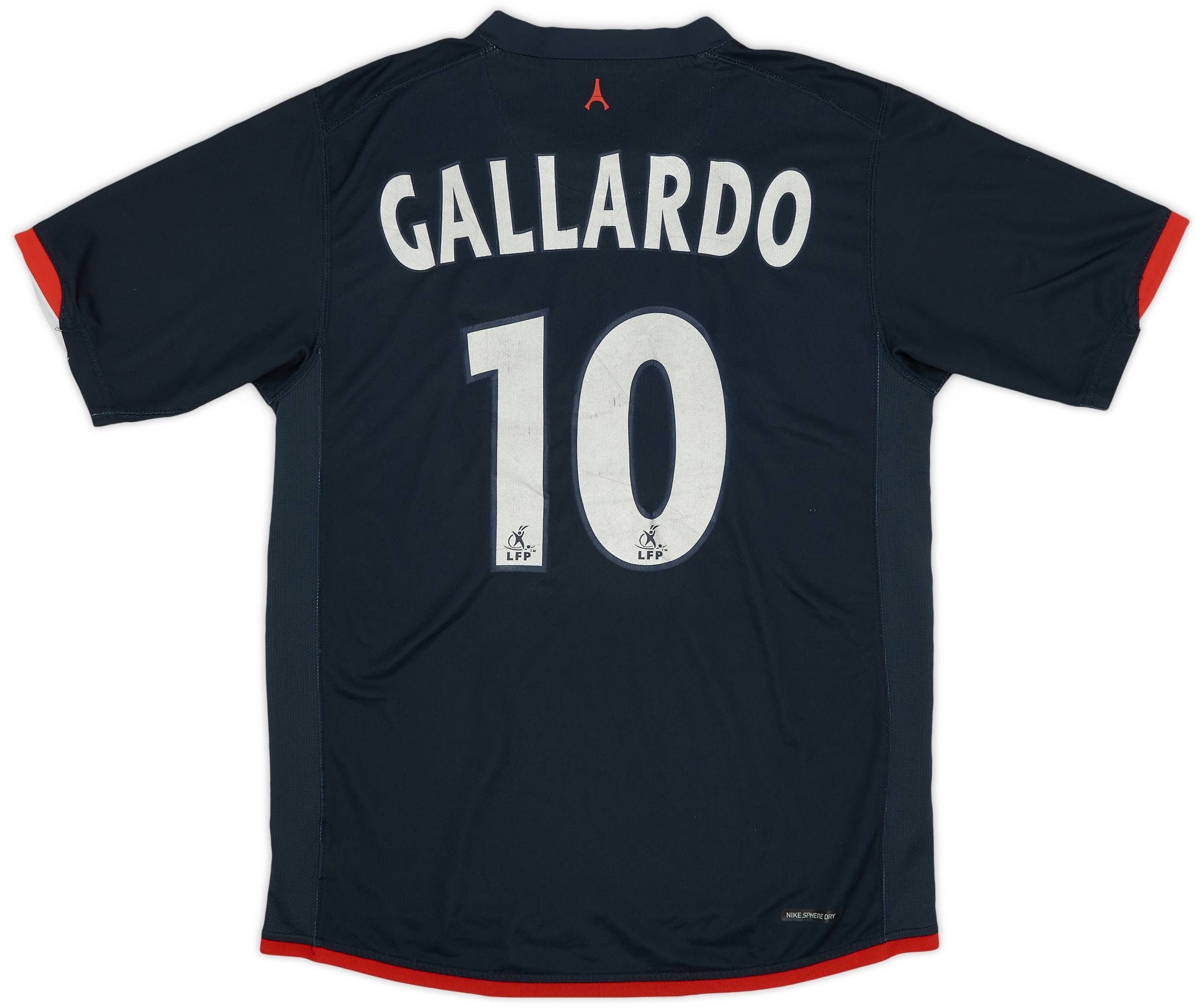 2006-07 Paris Saint-Germain Home Shirt Gallardo #10 - 5/10 - (S)
