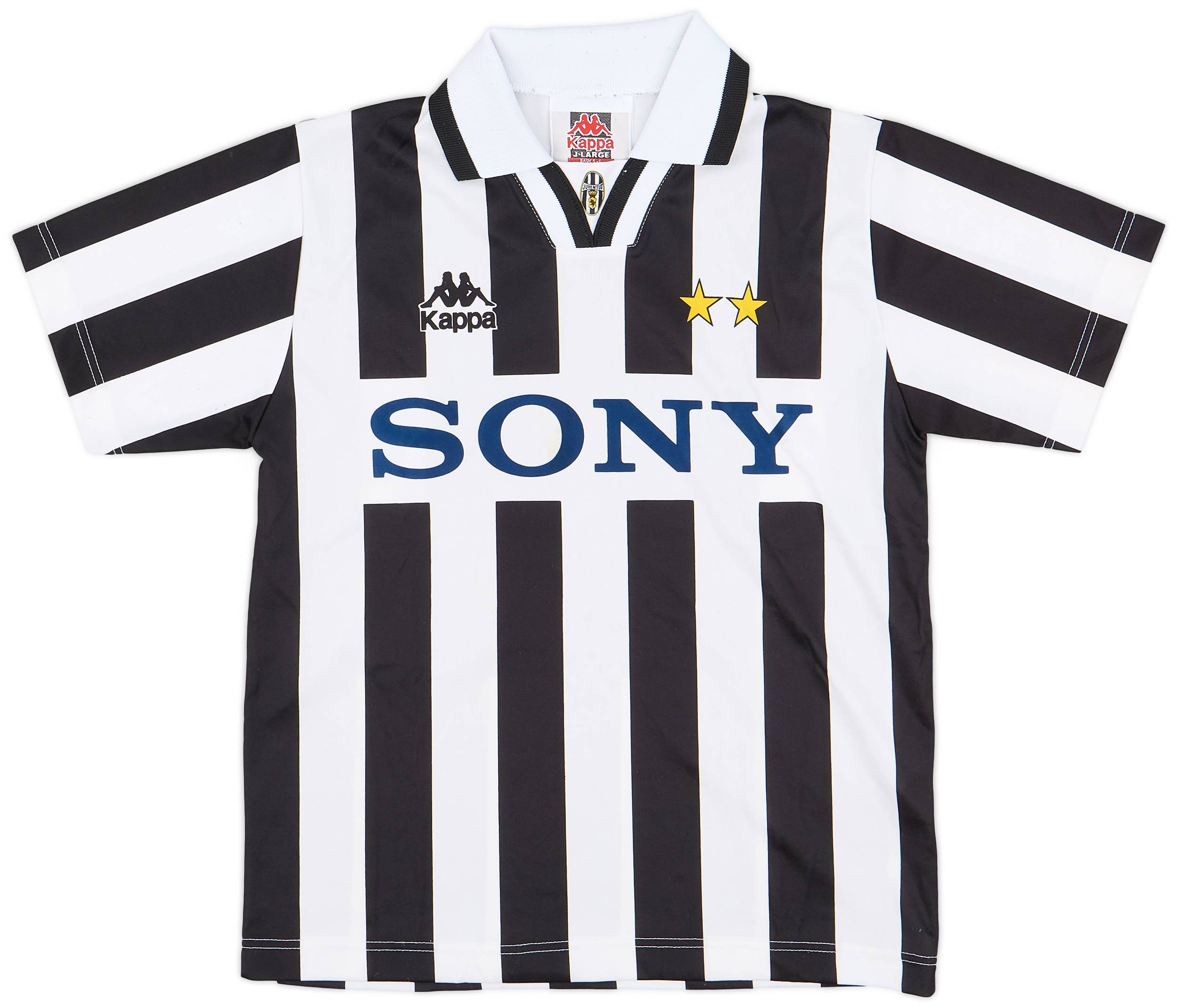 1995-97 Juventus Basic Home Shirt - 7/10 - (L.Boys)