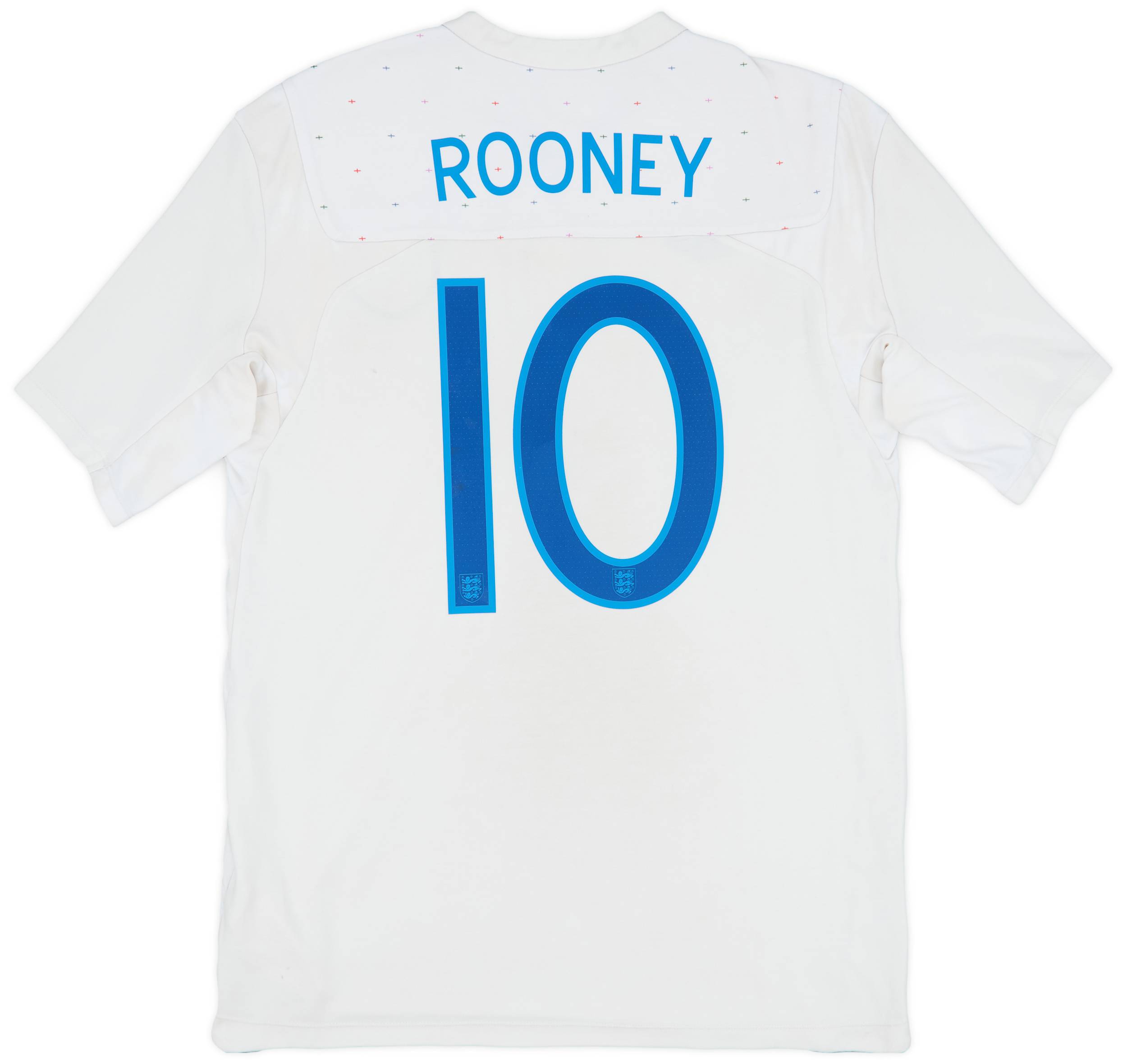2010-11 England Home Shirt Rooney #10 - 5/10 - (M)