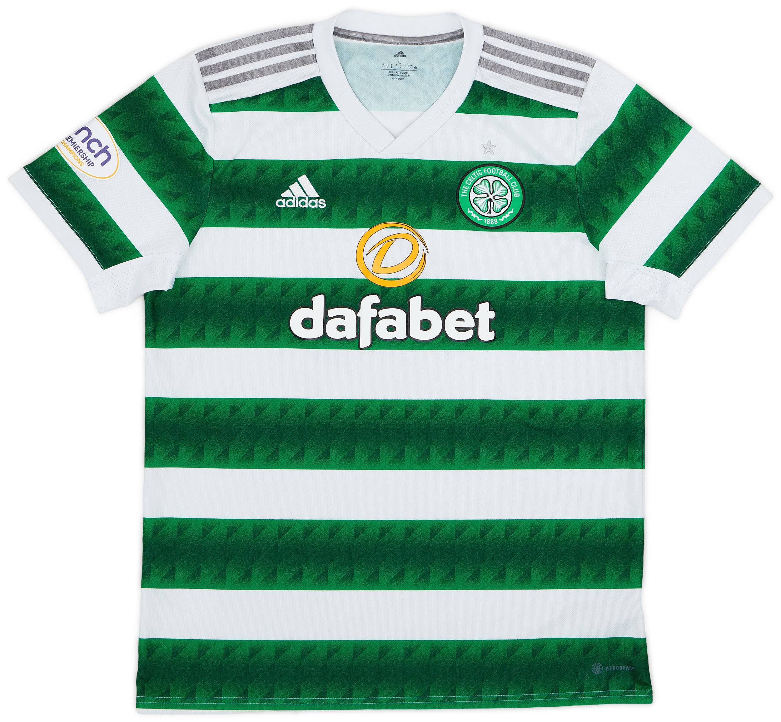 2022-23 Celtic Home Shirt - 8/10 - (L)