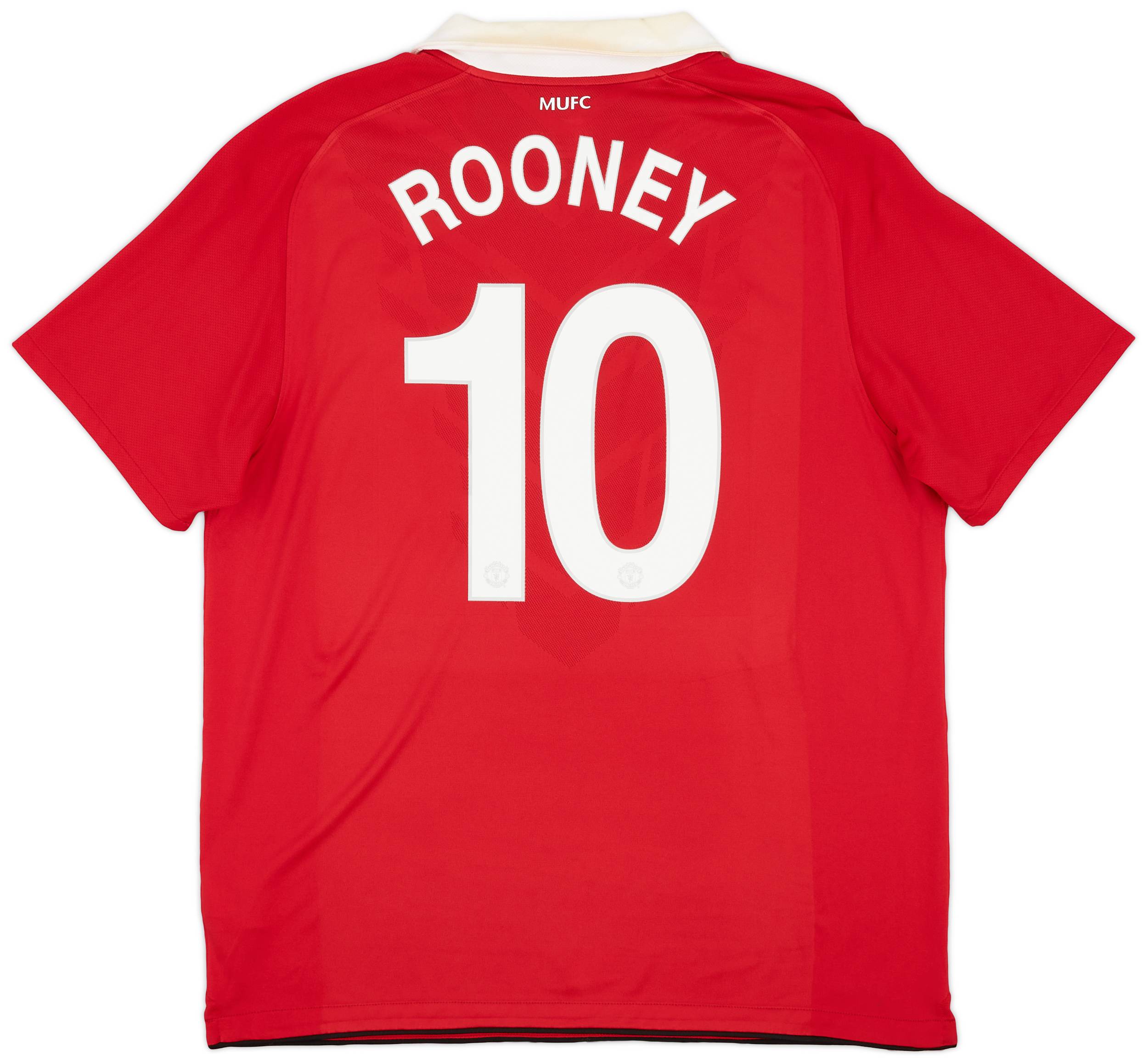 2010-11 Manchester United Home Shirt Rooney #10 - 6/10 - (XL)