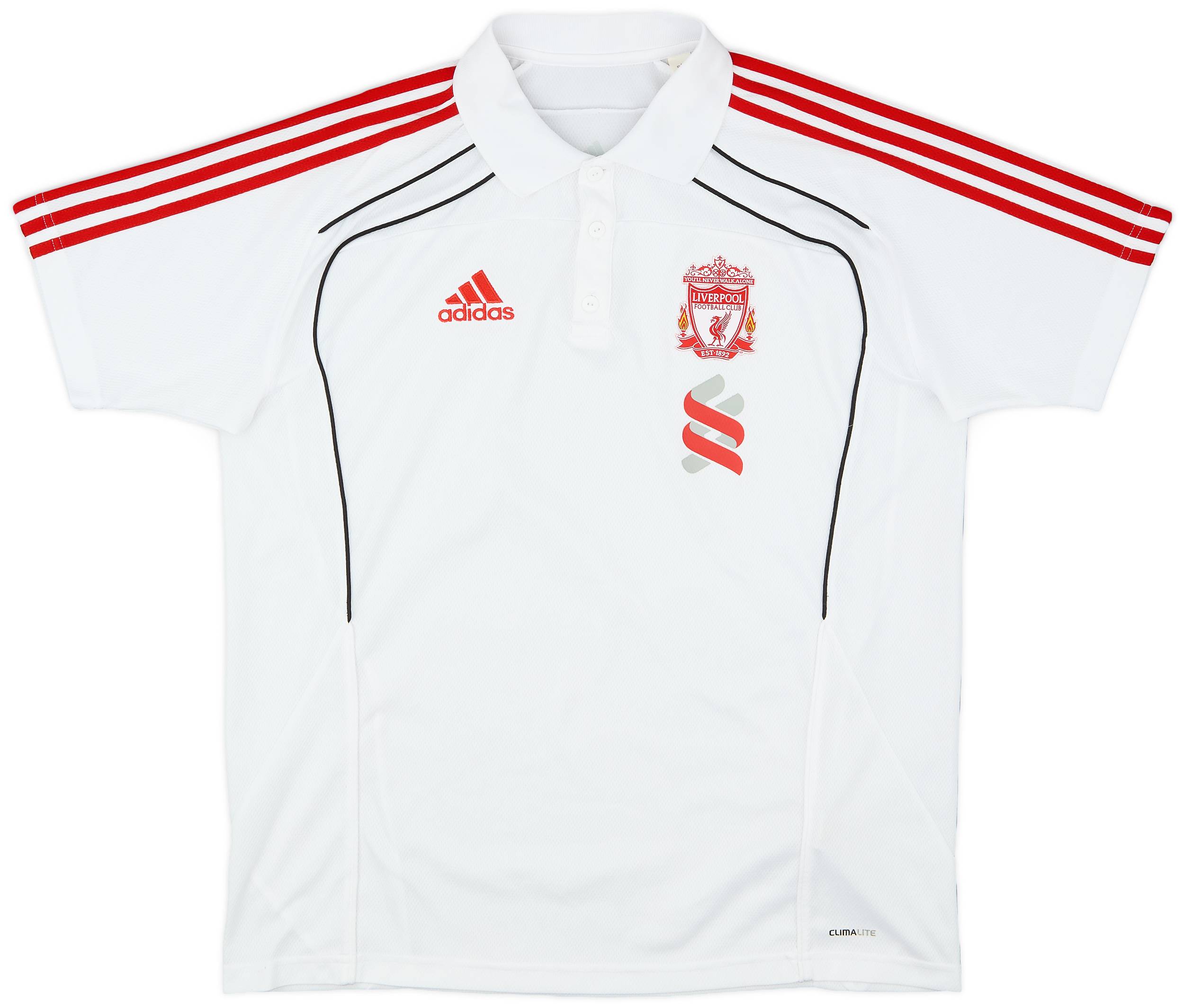 2010-11 Liverpool adidas Polo Shirt - 9/10 - (L/XL)