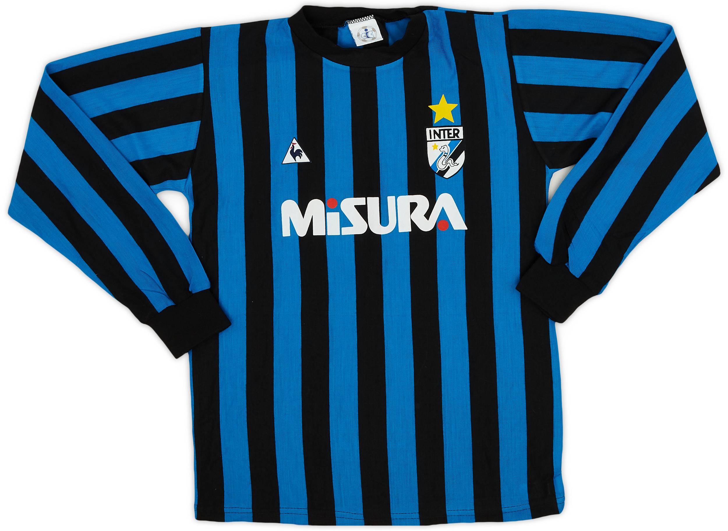 1986-88 Inter Milan Home L/S Shirt #5 - 5/10 - (L.Boys)
