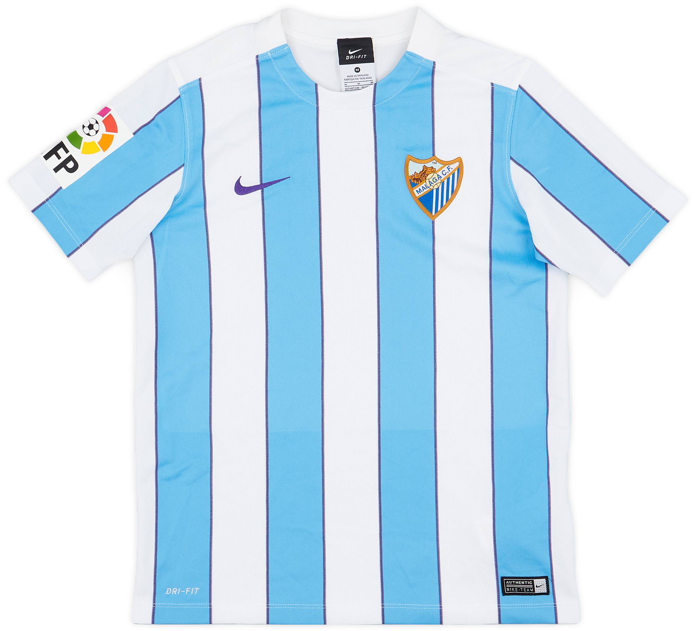 100%正規品 Shirt Home Malaga 2015-16 - (M.Boys) - 8/10 ウェア