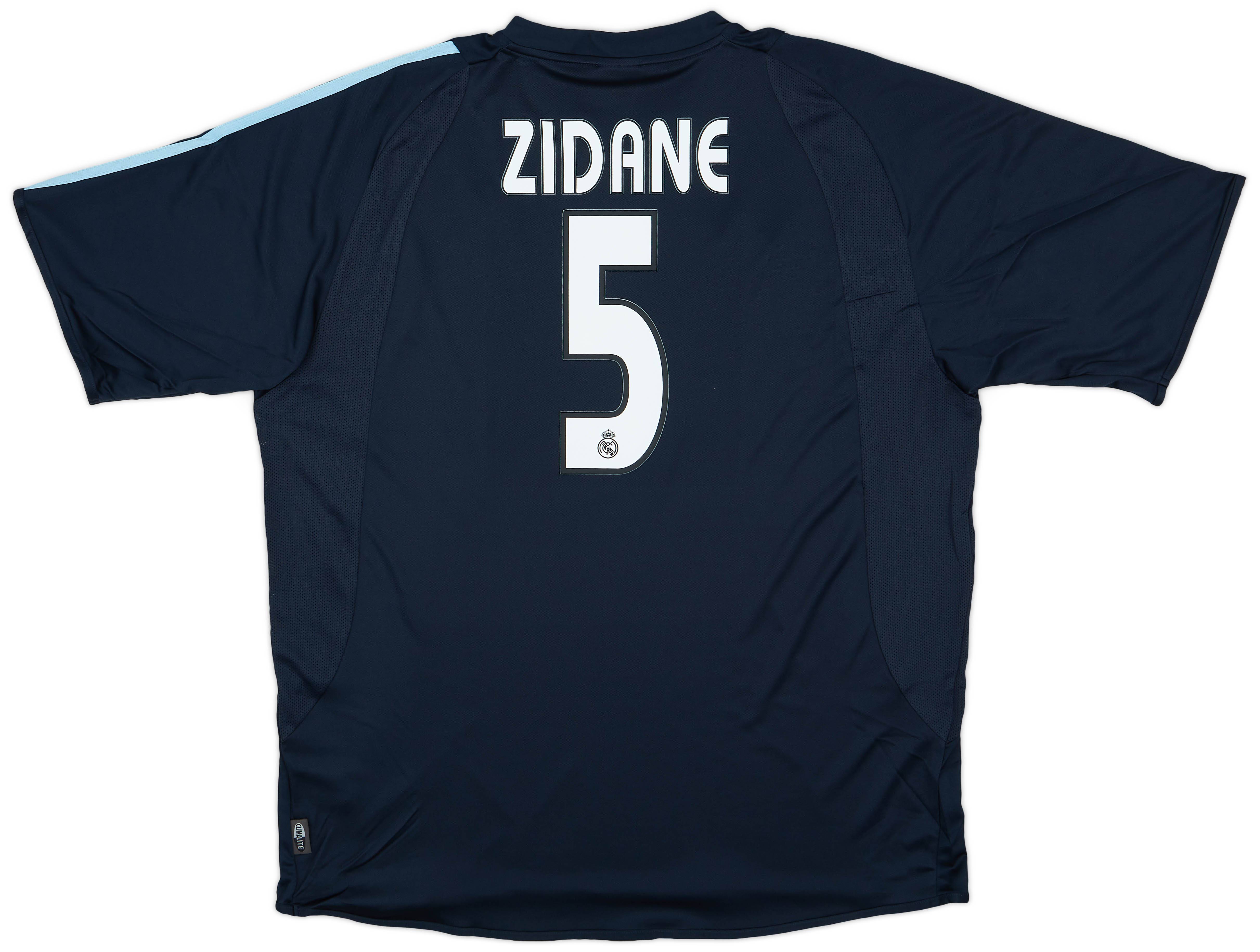 2003-04 Real Madrid Away Shirt Zidane #5 (XL)