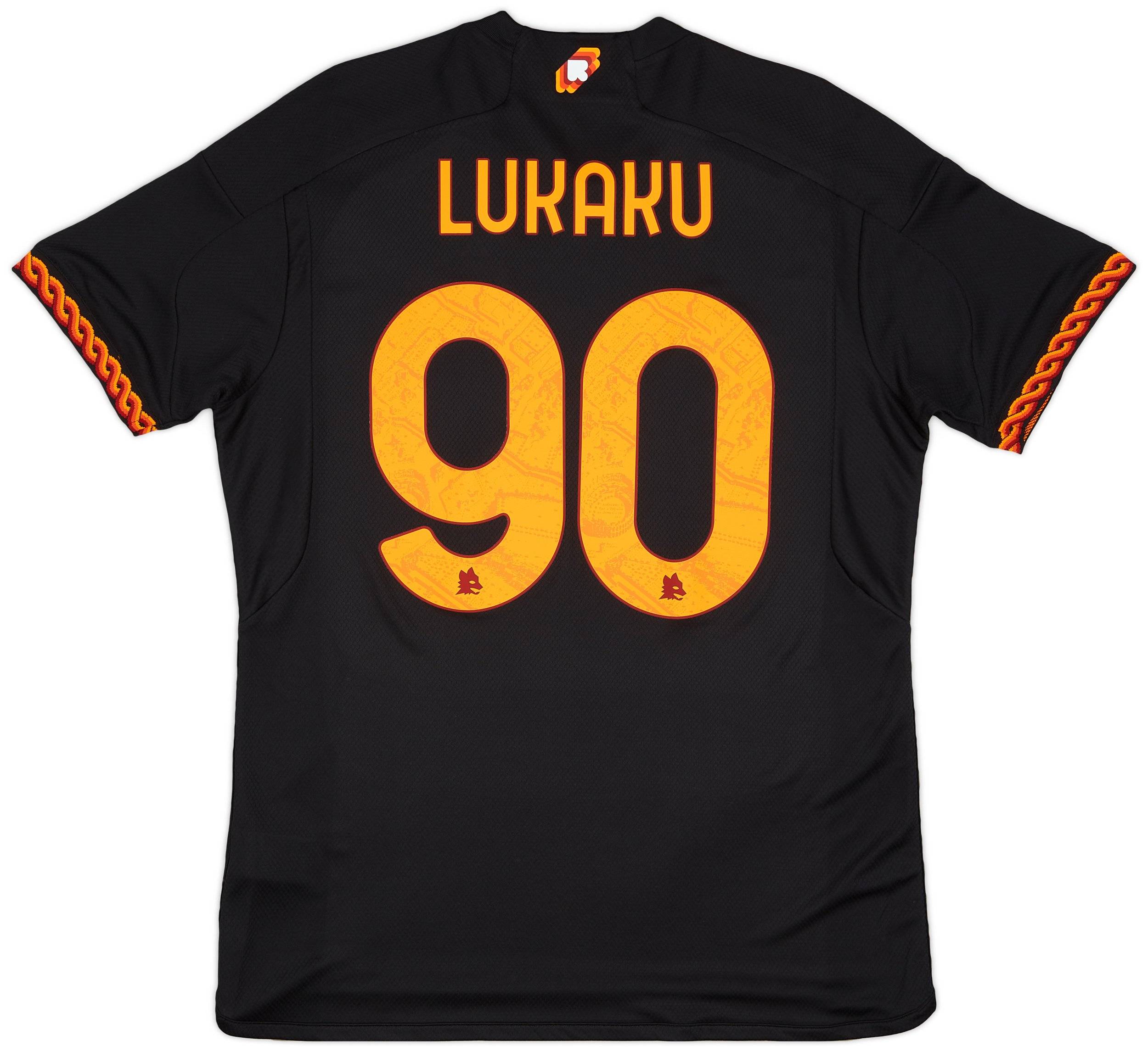 2023-24 Roma Third Shirt Lukaku #90