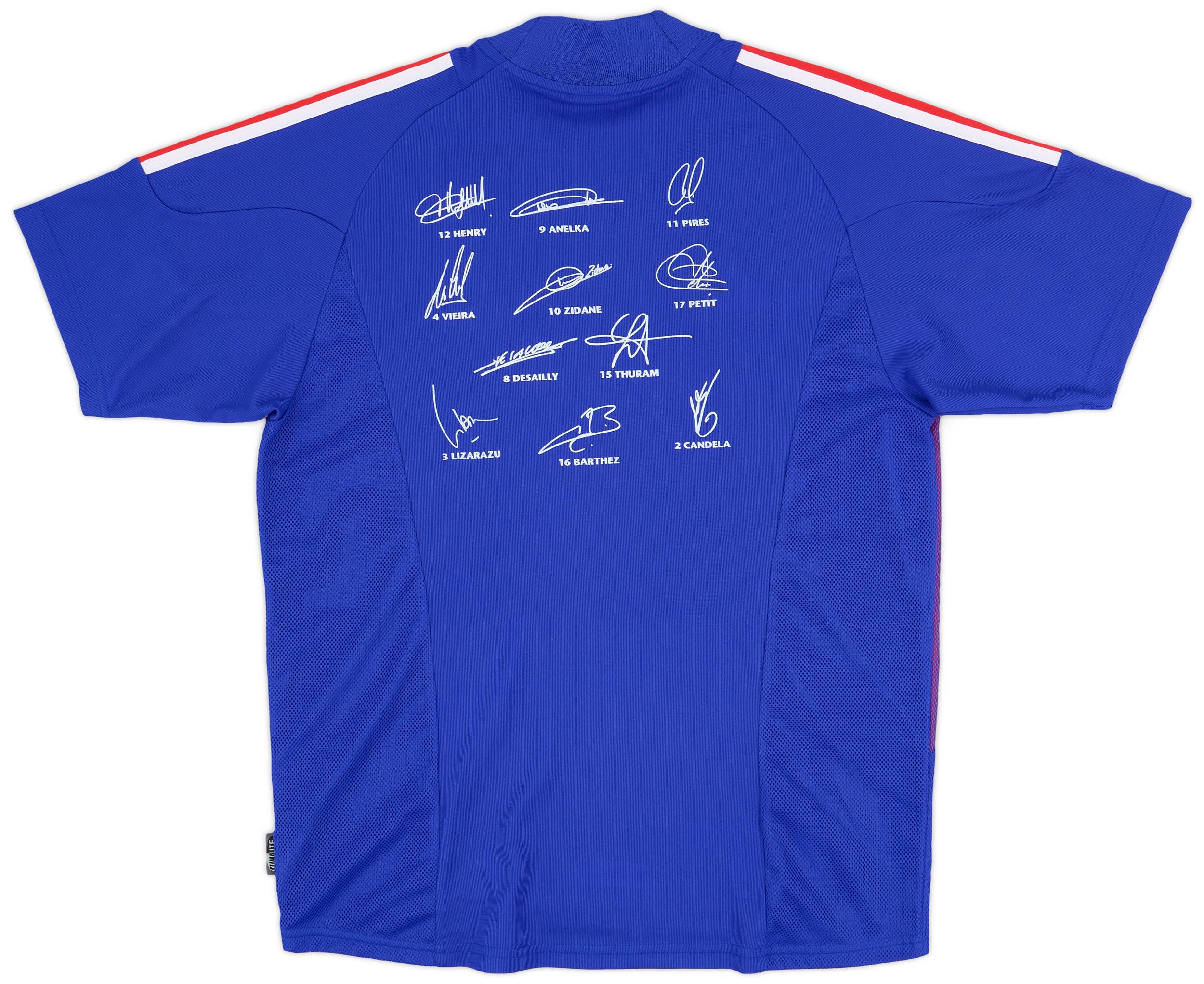 2002-04 France 'Signed' Home Shirt - 9/10 - (M)