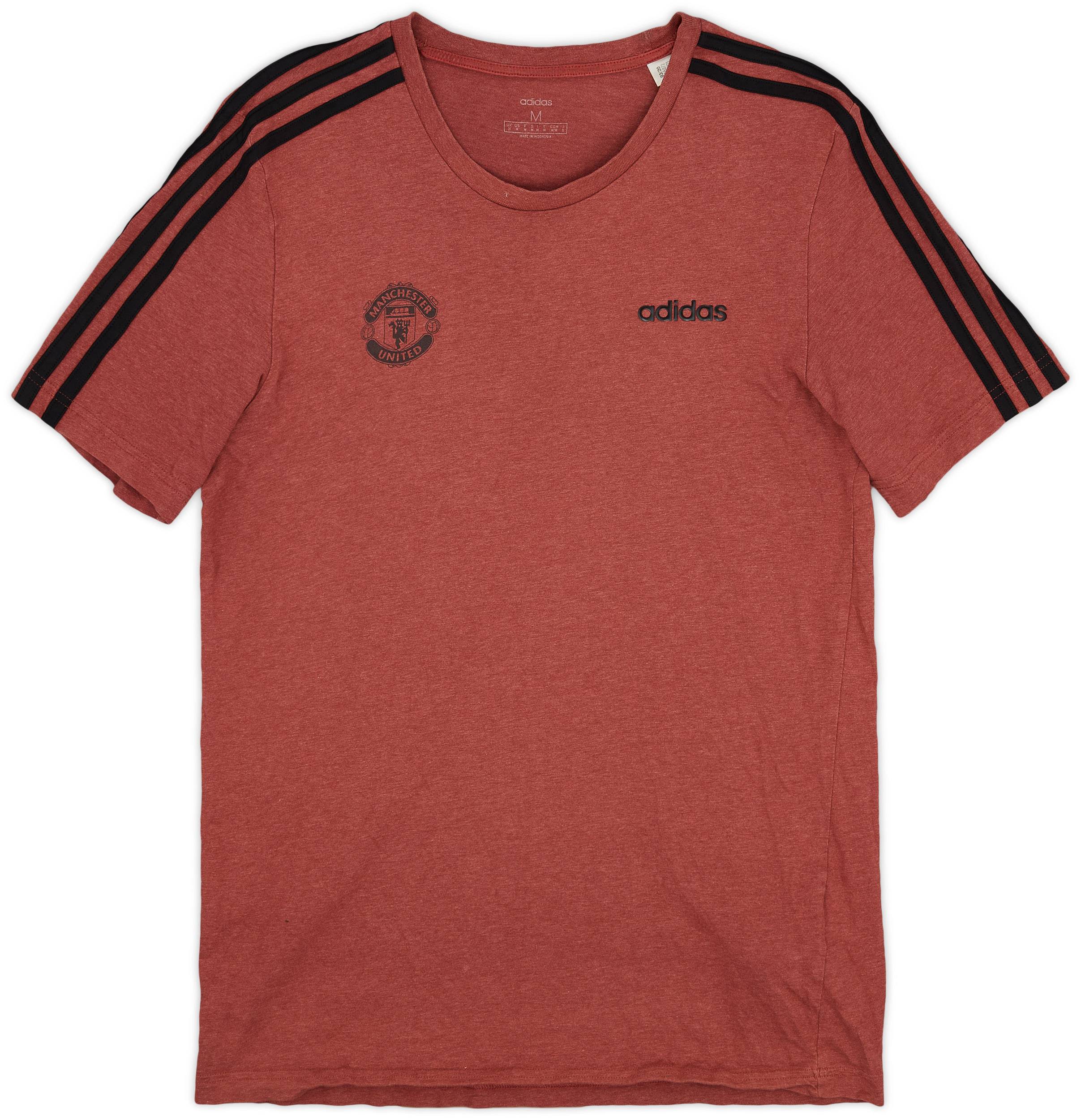 2020-21 Manchester United adidas Cotton Tee - 8/10 - (M)