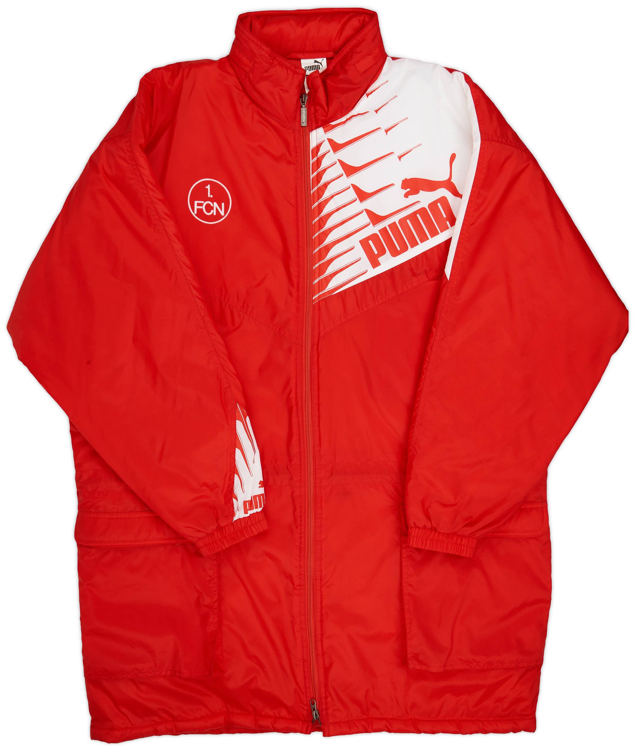 1990s Nurnberg Puma Padded Bench Coat 9 10 XL