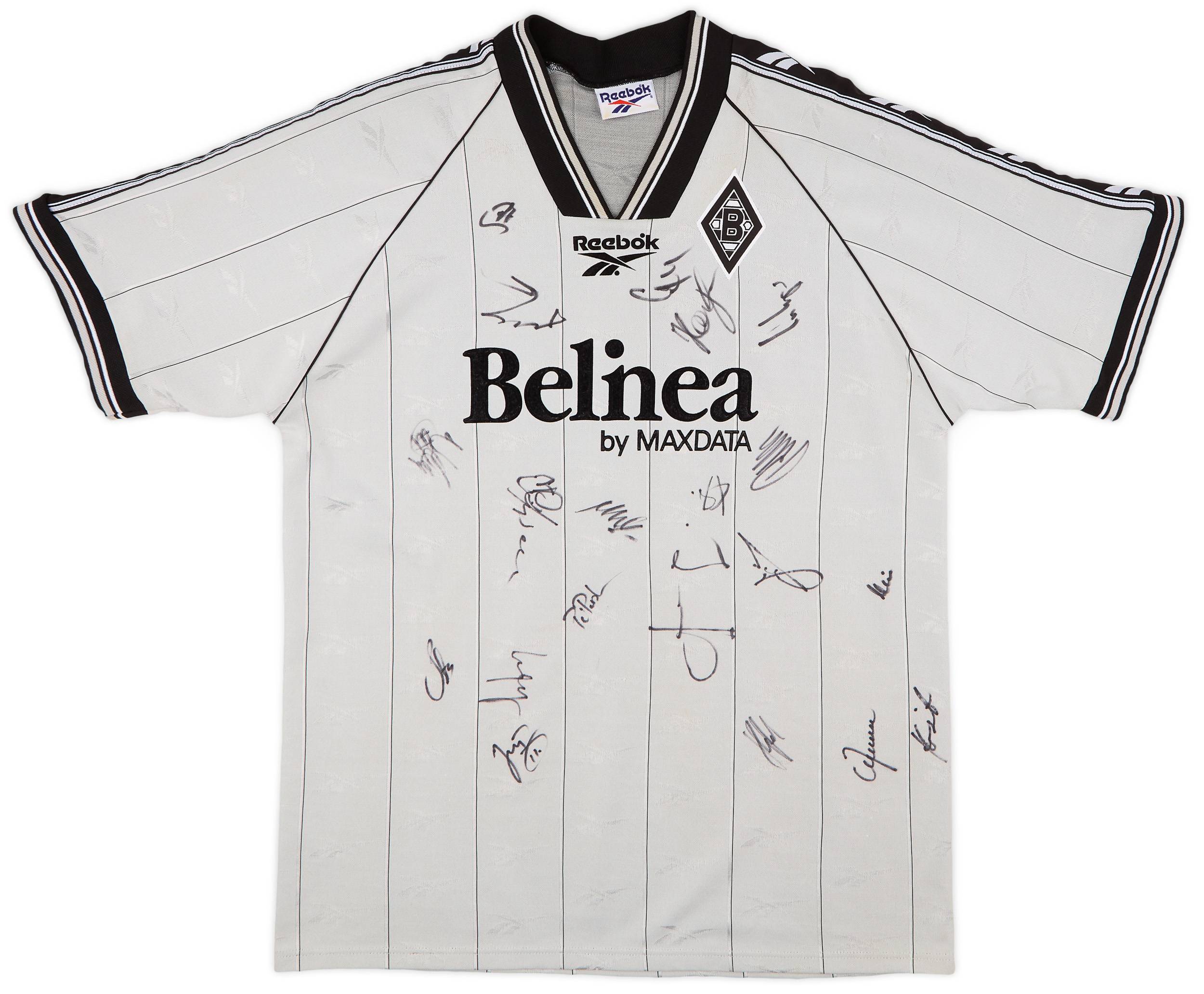 1997-98 Borussia Monchengladbach Signed Home Shirt - 9/10 - (L)