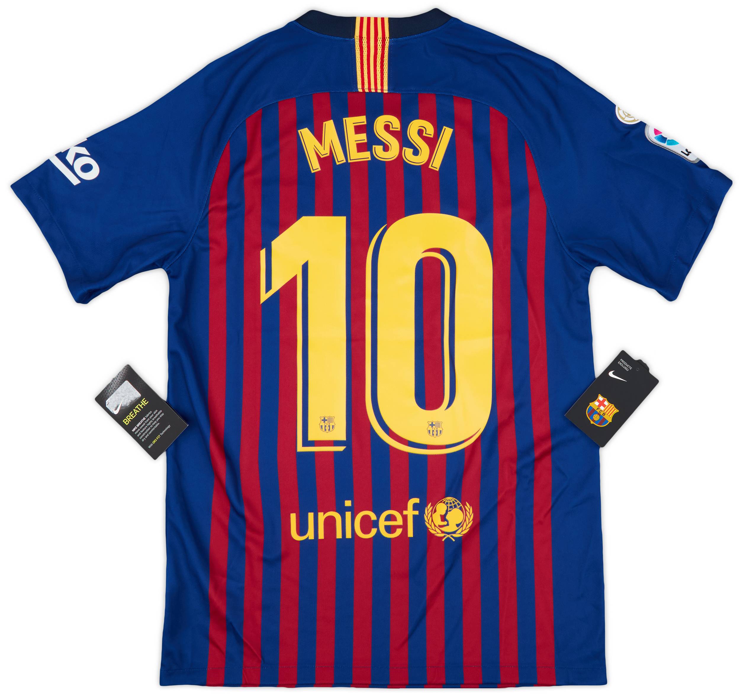 2018-19 Barcelona Home Shirt Messi #10 (S)