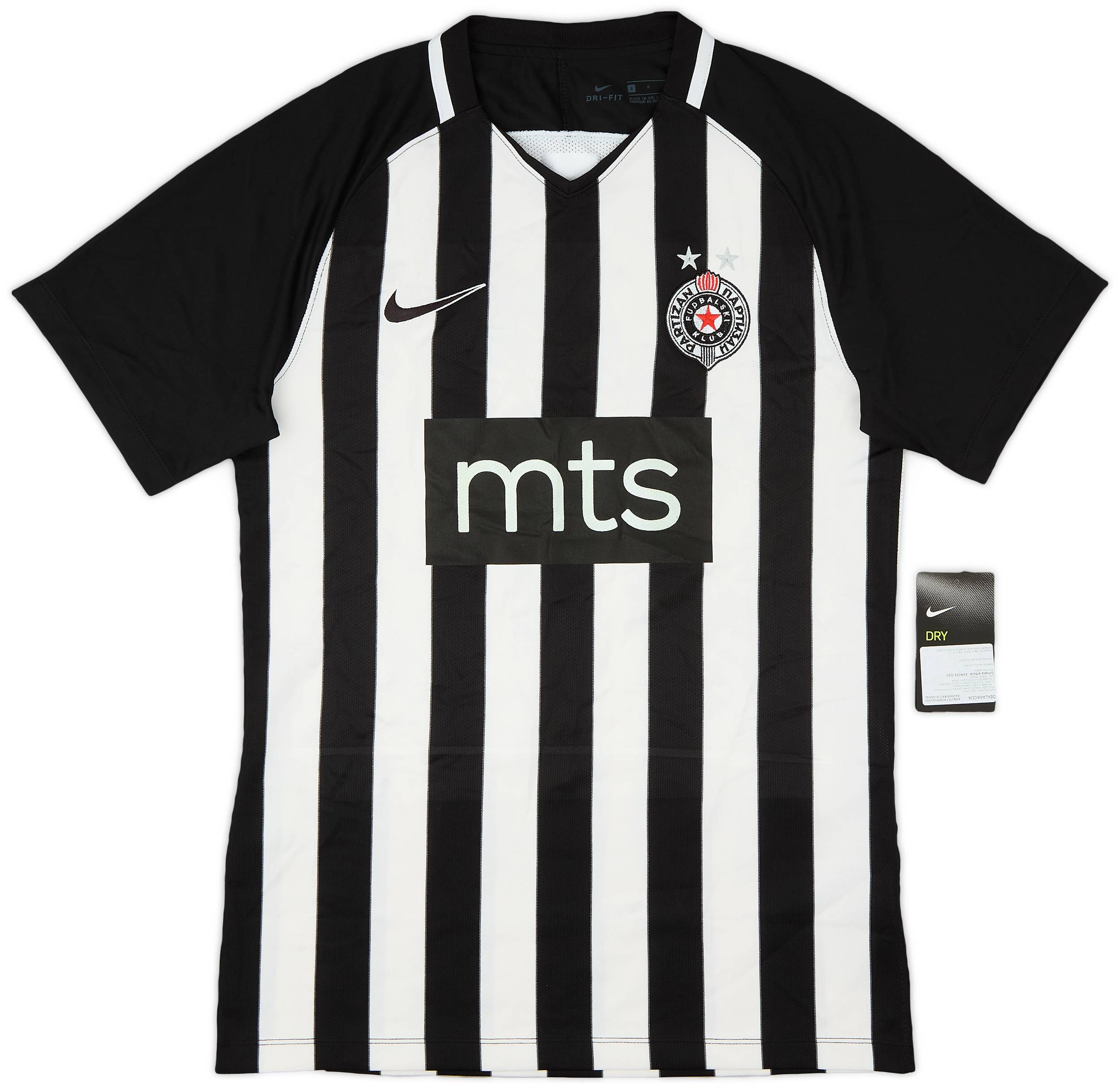 2020-21 FK Partizan Home Shirt (S)