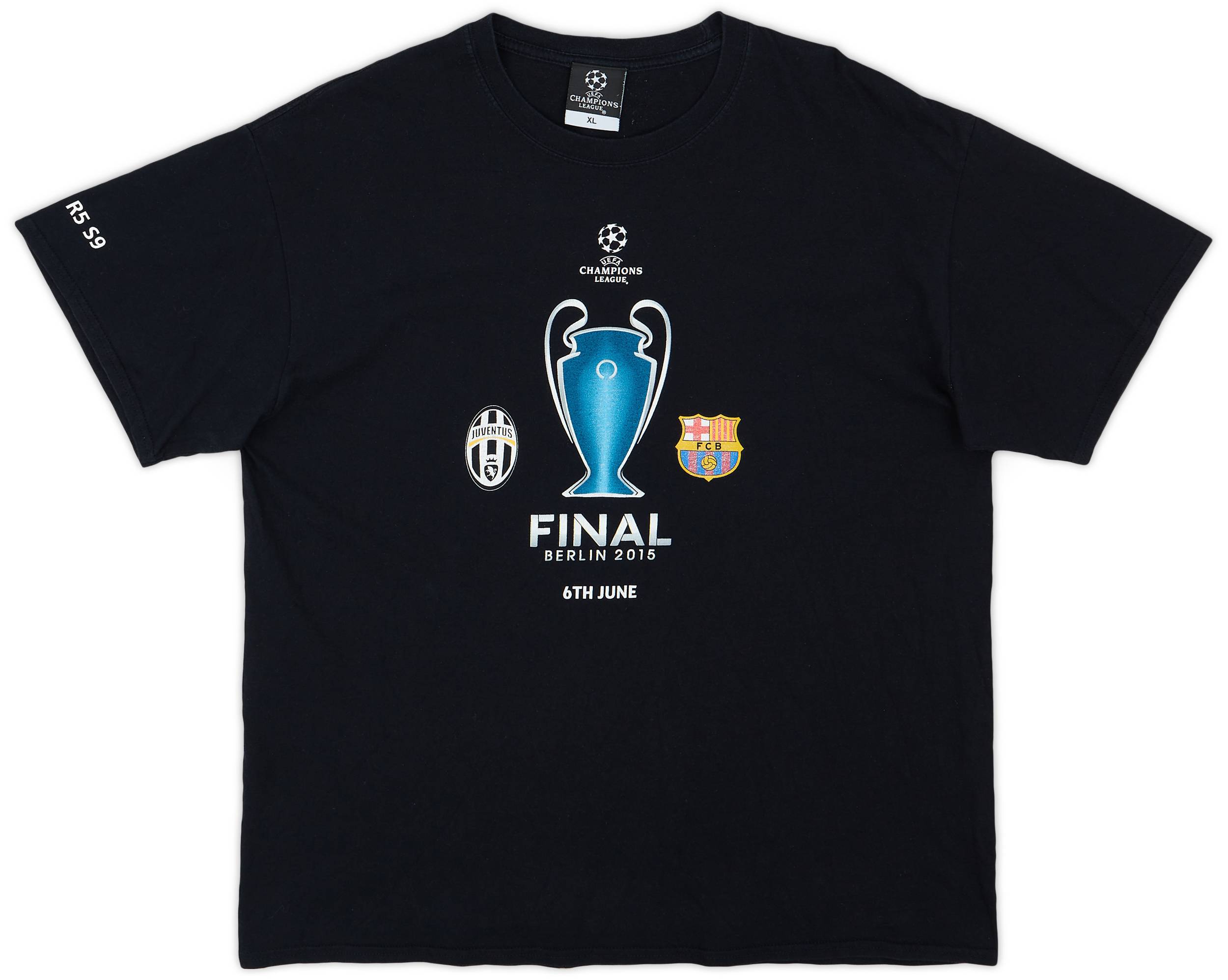 2014-15 Champions League Final 'Berlin 2015' Graphic Tee - 6/10 - (XL)