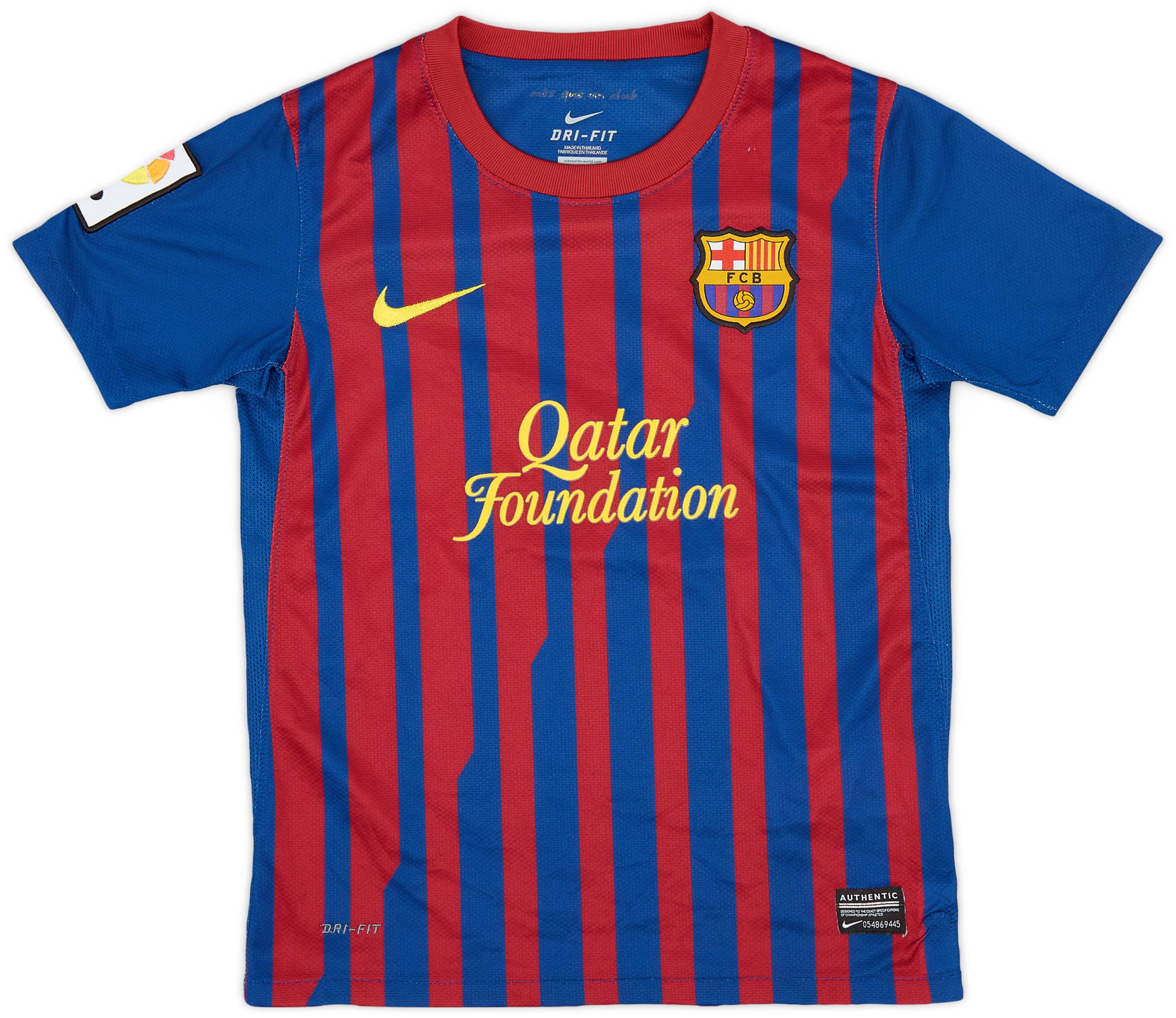 2011-12 Barcelona Home Shirt - 8/10 - (S.Boys)