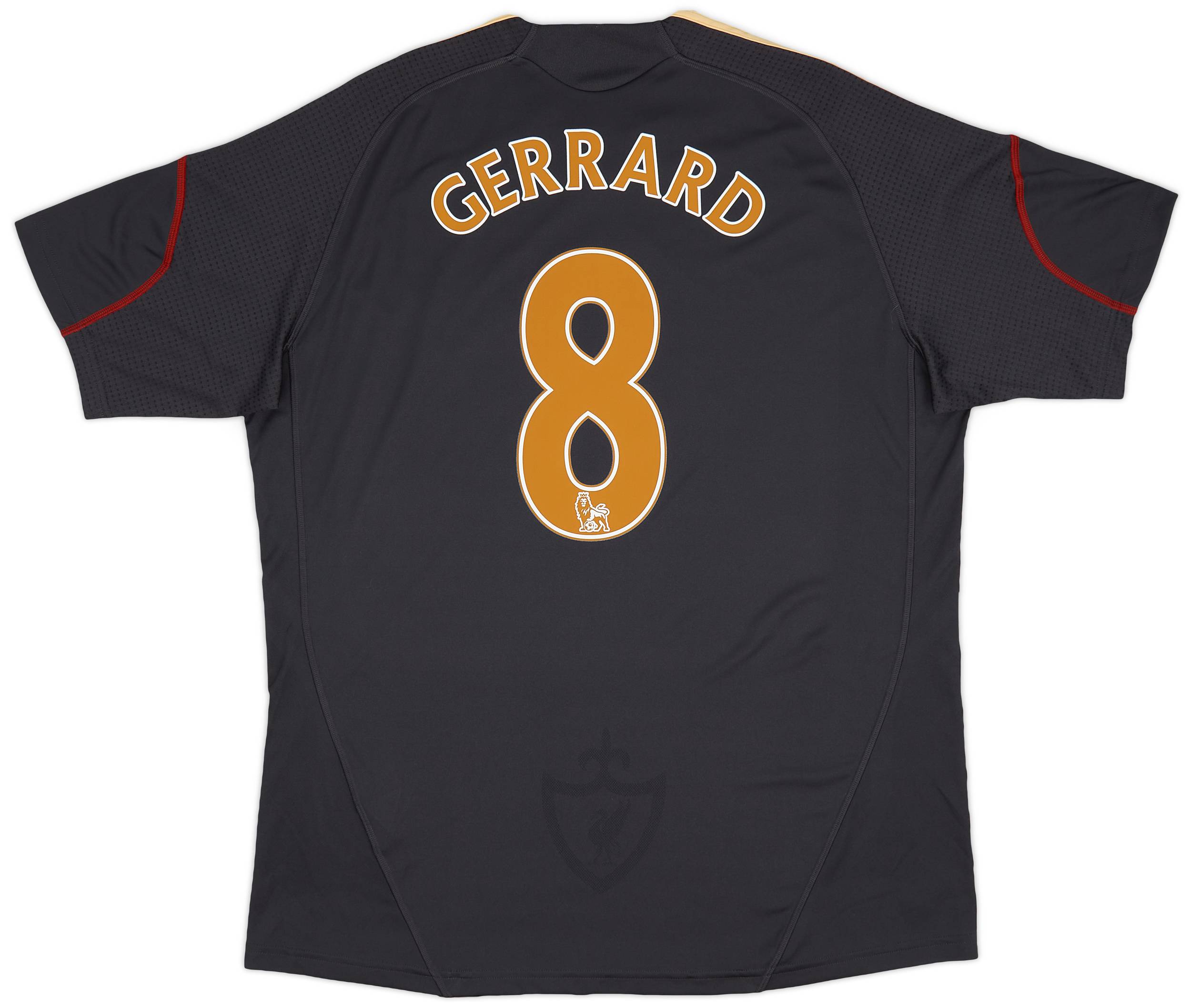 2009-10 Liverpool Away Shirt Gerrard #8 - 9/10 - (Women's XL)