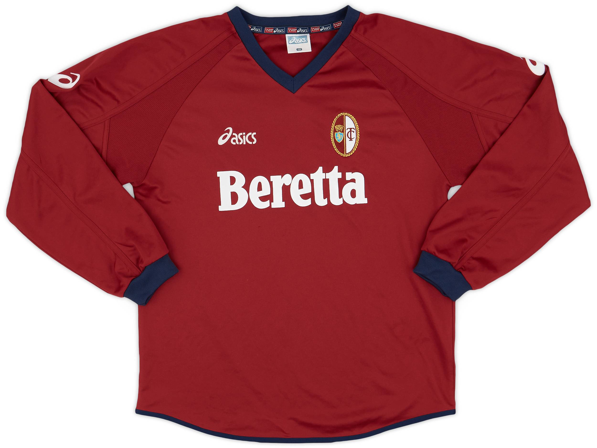 2004 05 Torino Asics Training L S Shirt 6 10 L.Boys