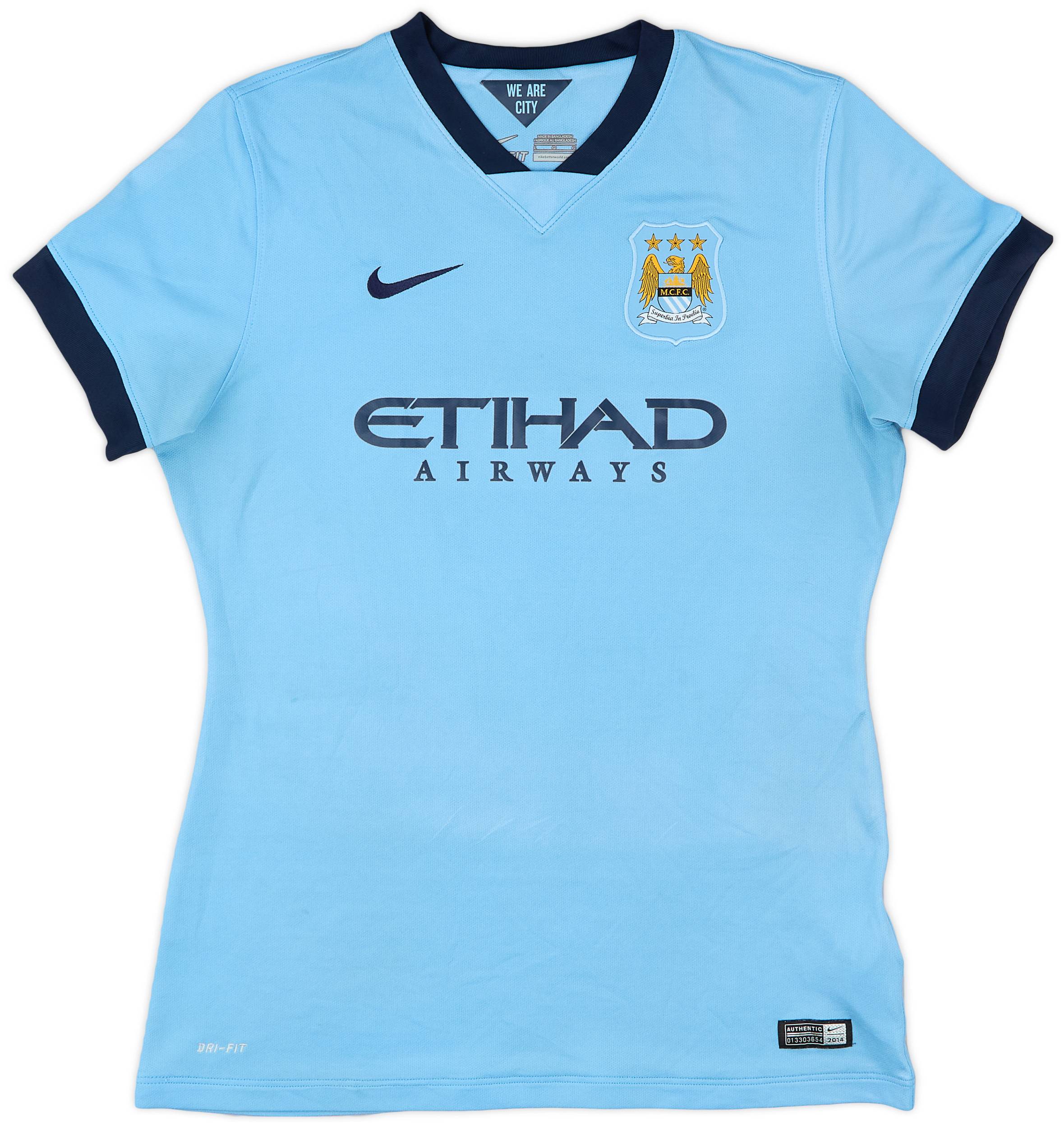 2014-15 Manchester City Home Shirt - 6/10 - (Women's L)