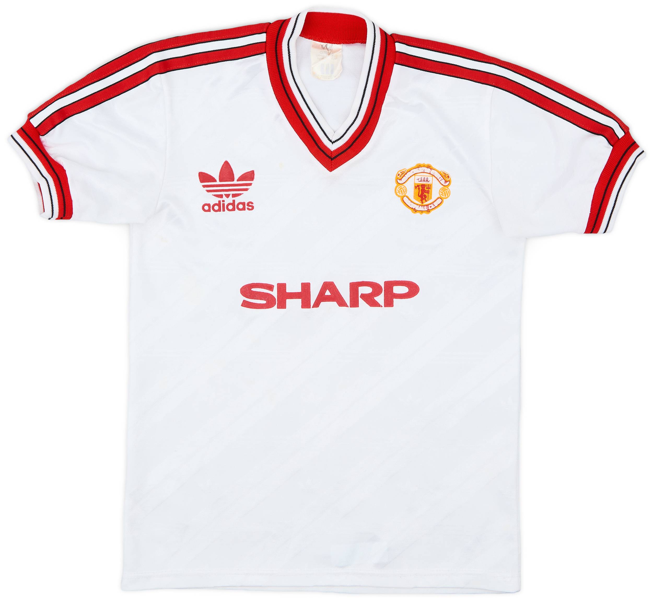 1986-88 Manchester United Away Shirt - 7/10 - (L.Boys)
