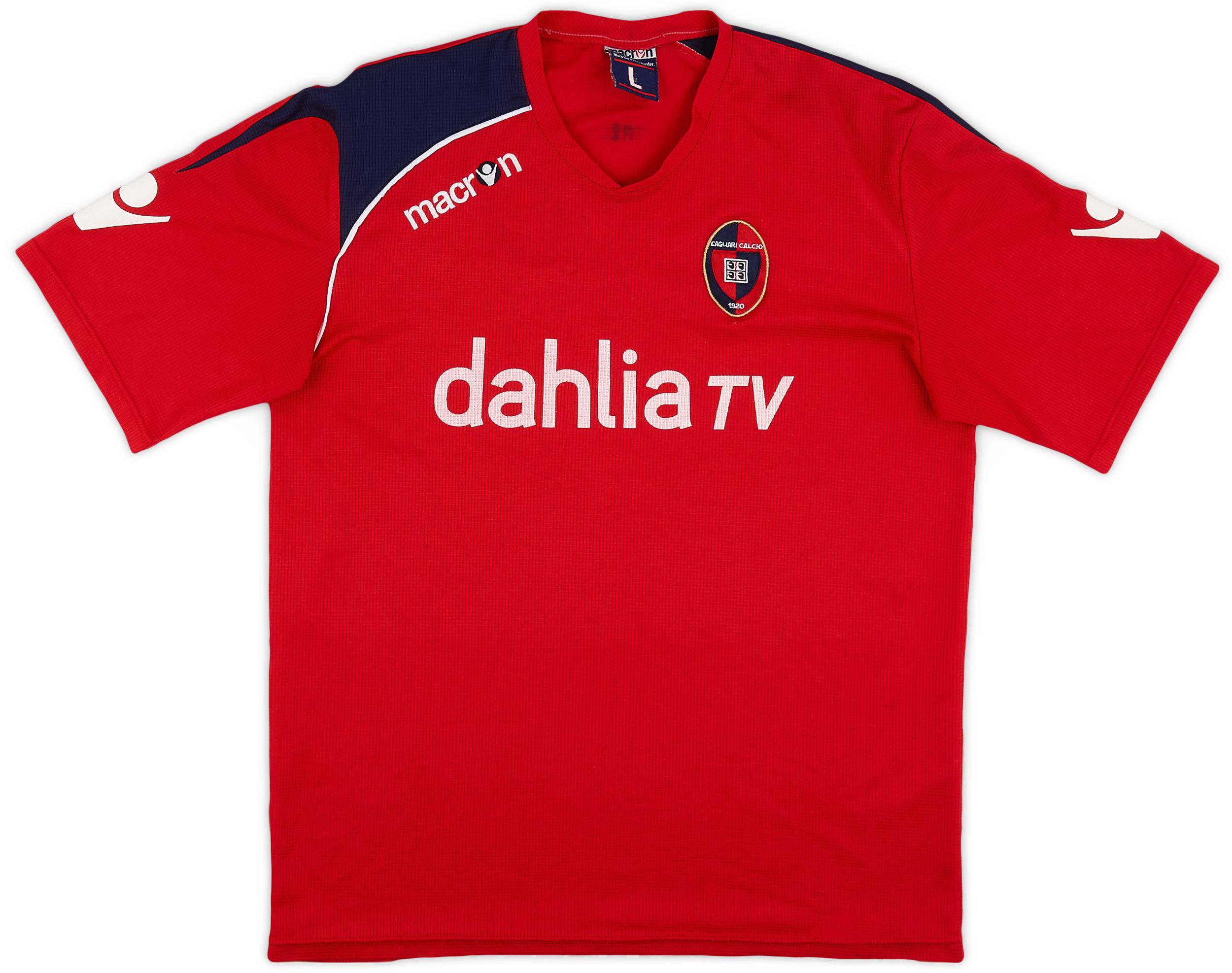 2010-11 Cagliari Macron Training Shirt - 6/10 - (L)