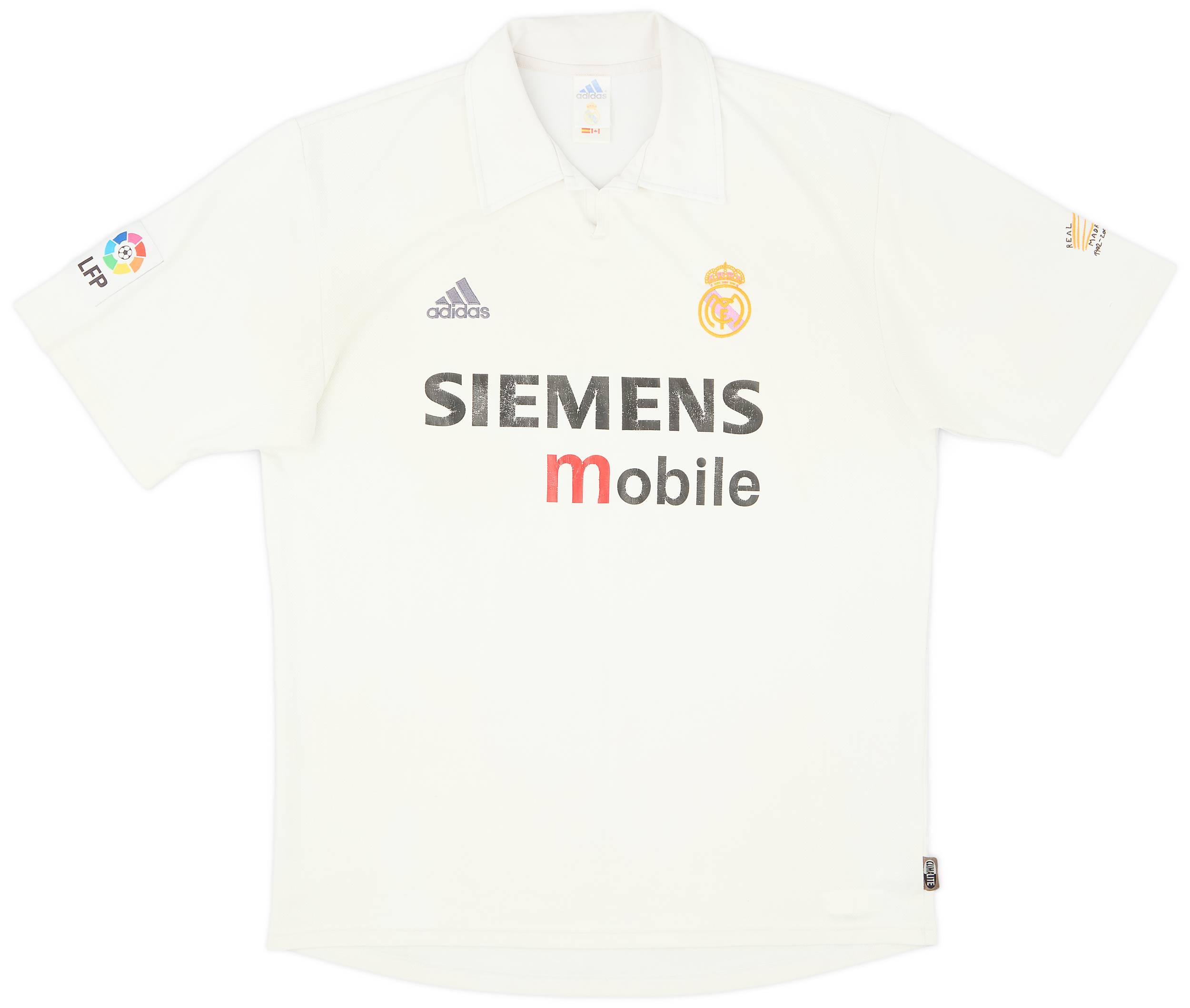 2002-03 Real Madrid Centenary Home Shirt - 4/10 - (L)
