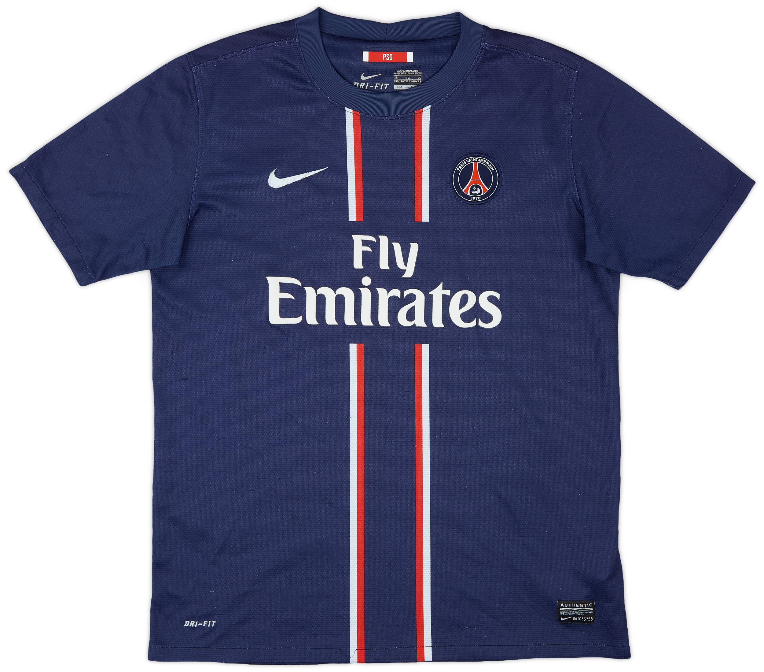 2012-13 Paris Saint-Germain Home Shirt - 7/10 - (XL.Boys)