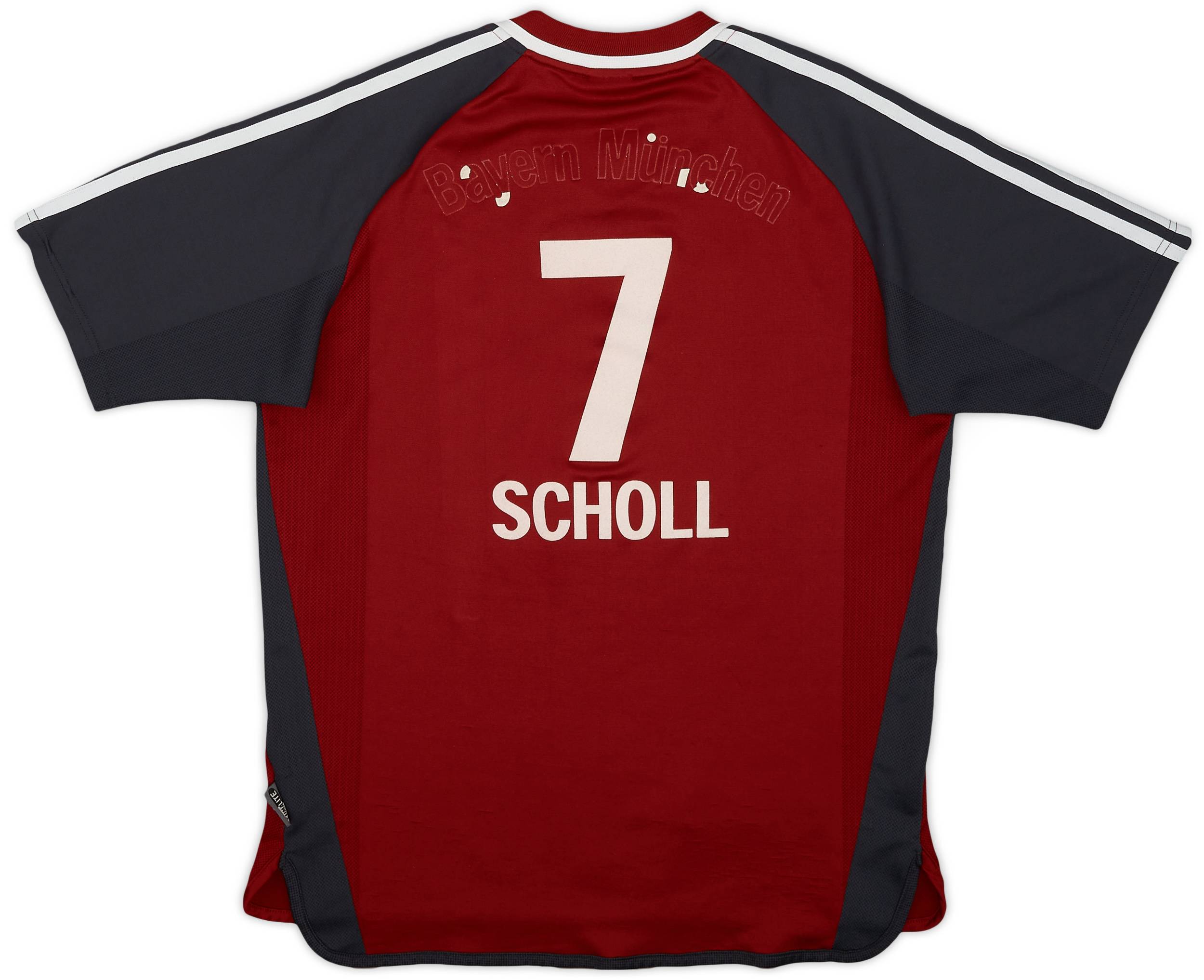 2002-03 Bayern Munich Home Shirt Scholl #7 - 3/10 - (S)