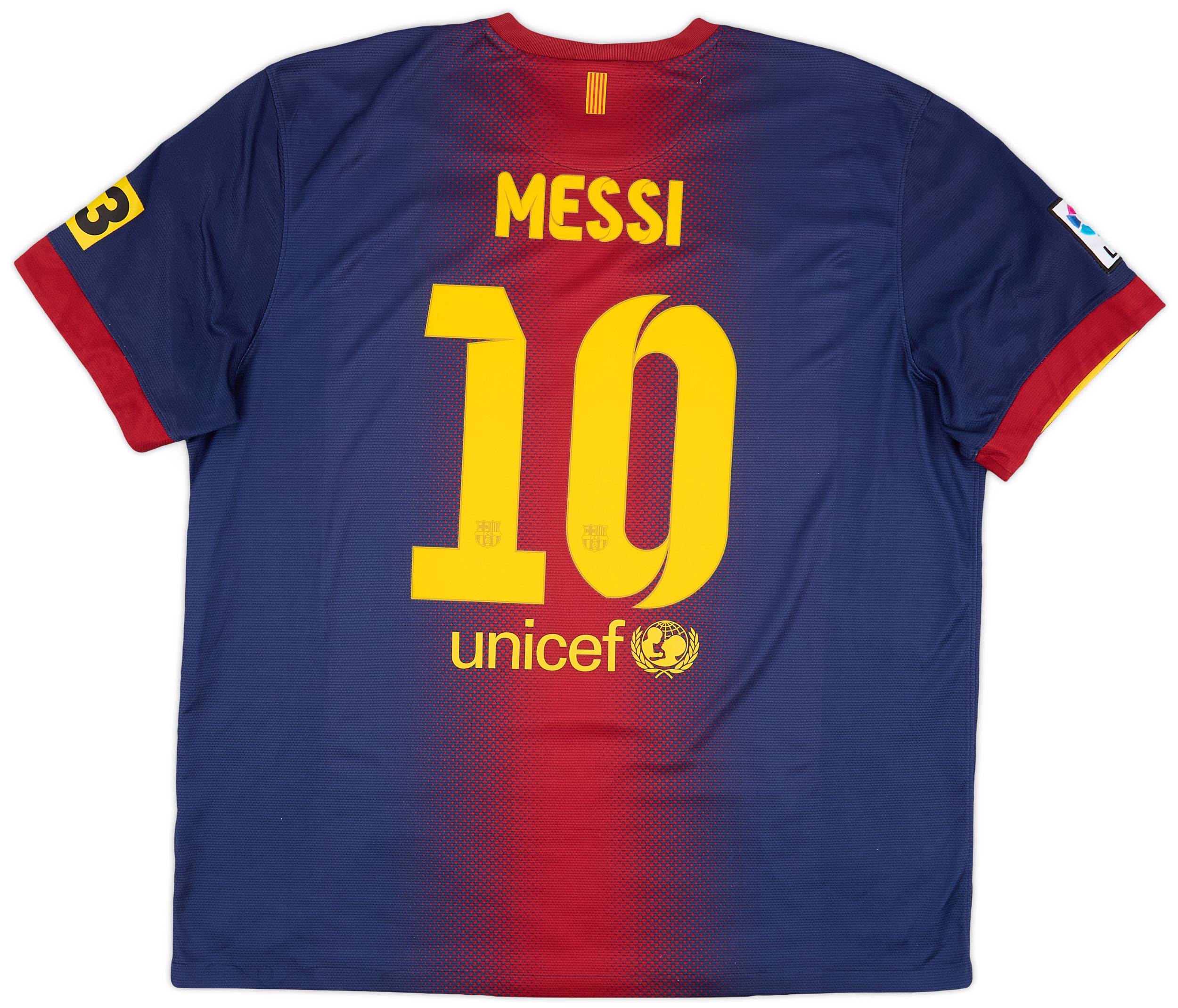 2012-13 Barcelona Home Shirt Messi #10 - 8/10 - (XL)